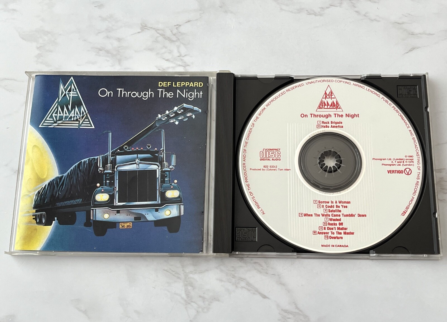 Def Leppard – On Through The Night (1987) [CANADA PRESS]