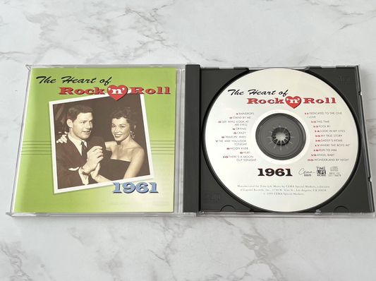 Bobby Vee, Carla Thomas, Roy Orbison, The Shirelles, Various – Time Life Music The Heart Of Rock N Roll 1961 (1995)
