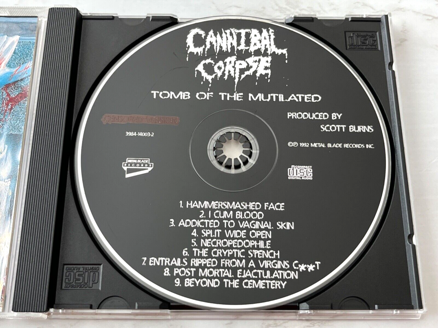 Cannibal Corpse – Tomb Of The Mutilated (1992)