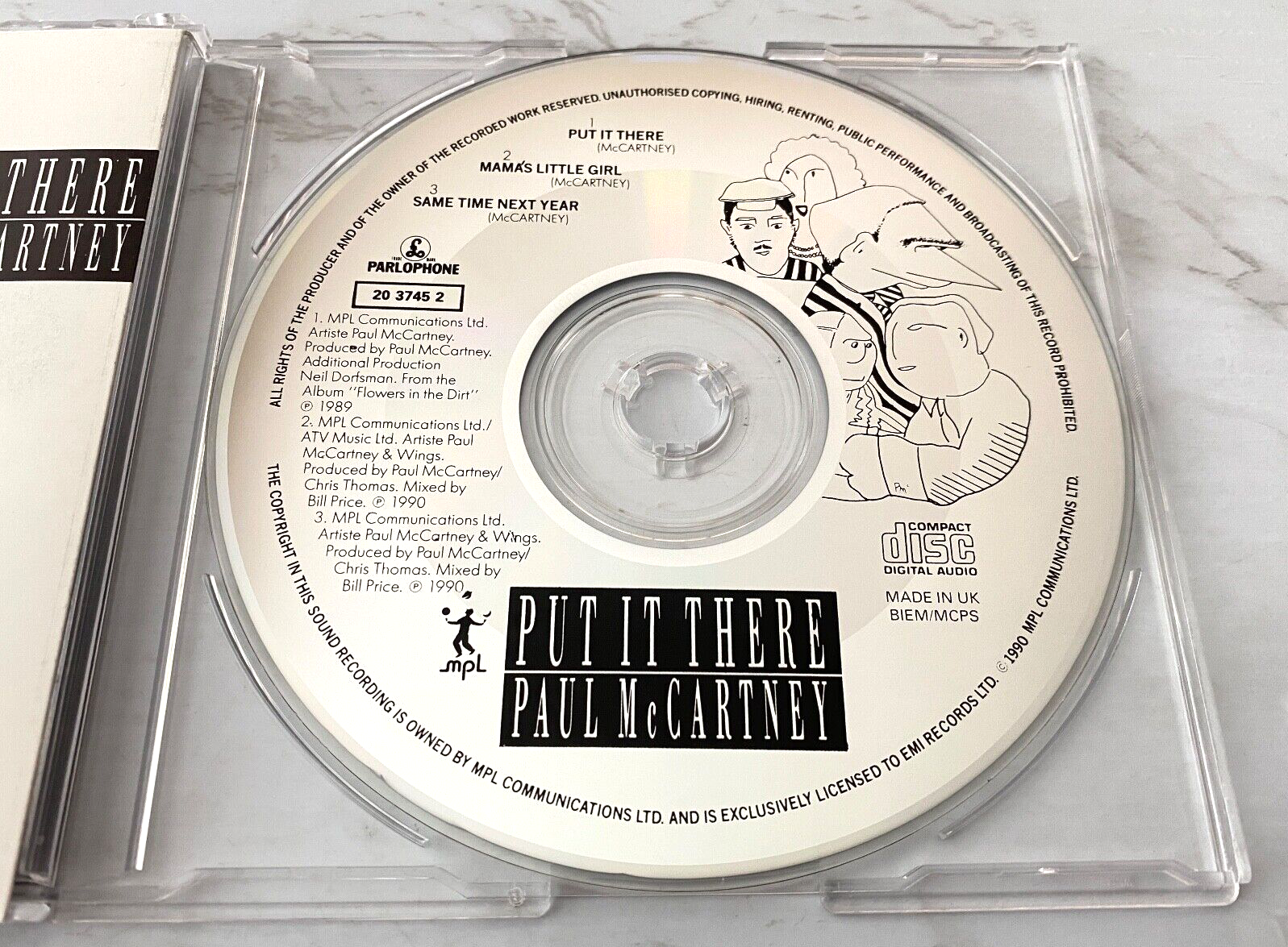 Paul McCartney – Put It There (Maxi Single) (1990)