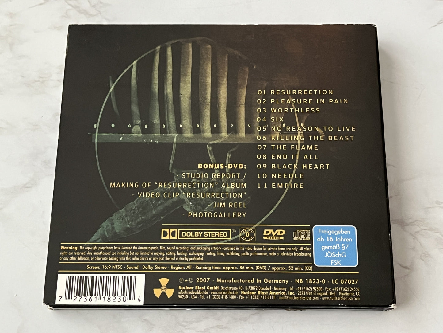 Chimaira – Resurrection (Digipak, CD/DVD) (2007) [GERMAN PRESS]