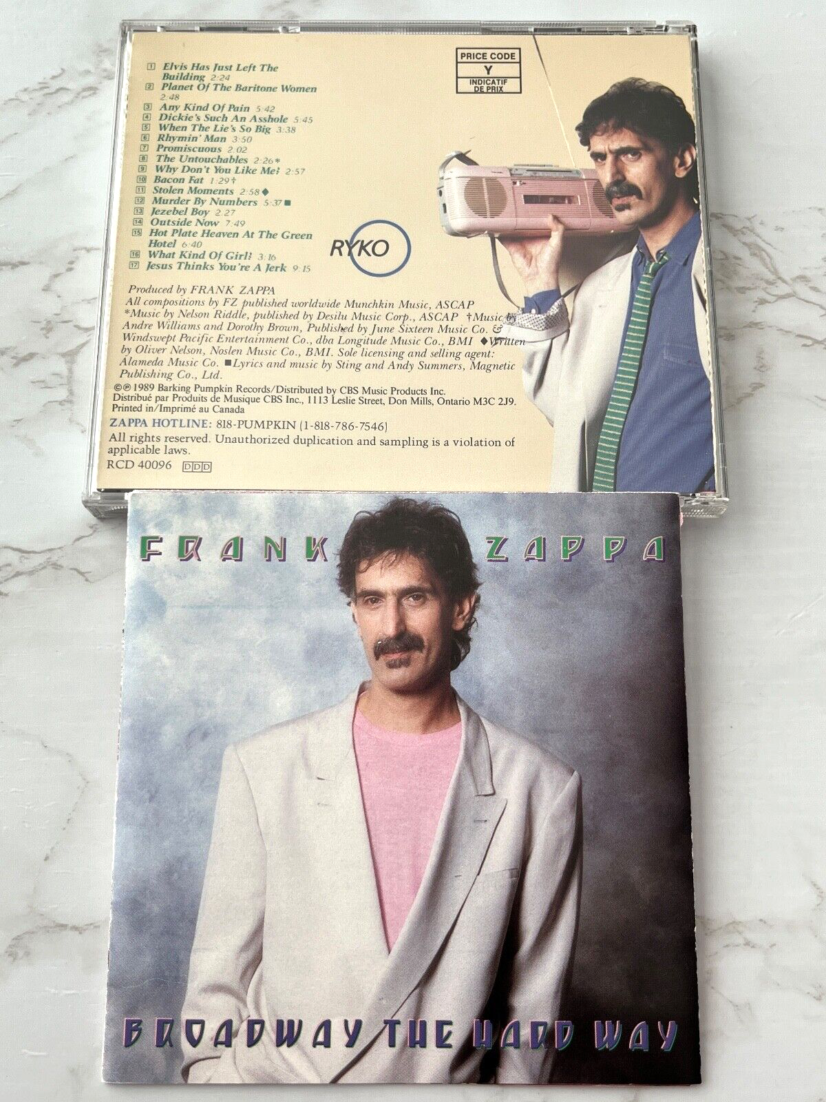 Frank Zappa – Broadway The Hard Way (1989) [CANADA PRESS]