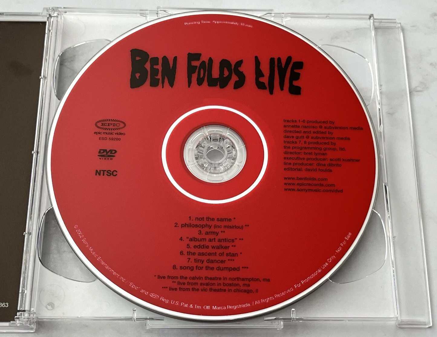 Ben Folds – Live (CD/DVD) (2002)