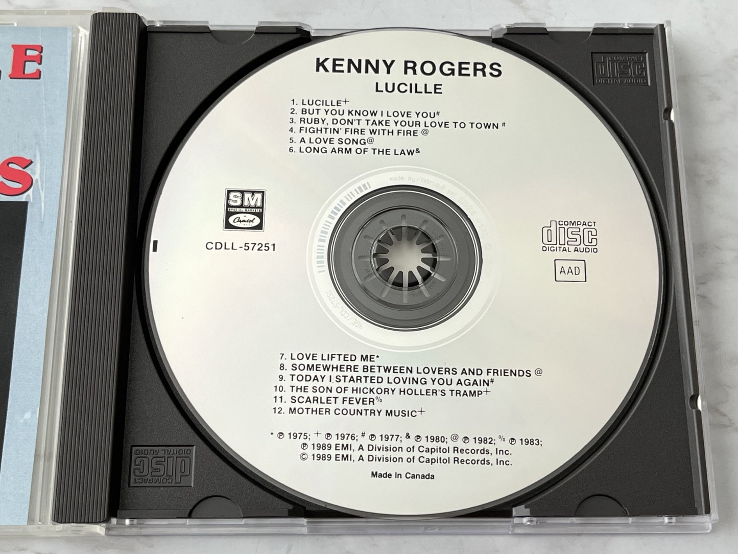 Kenny Rogers – Lucille & Other Classics (1989) [CANADA PRESS]