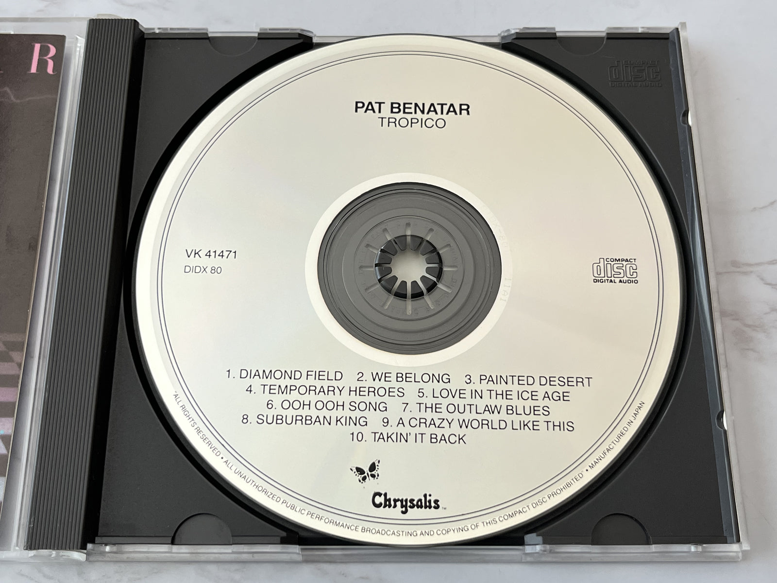 Pat Benatar – Tropico (1984) [JAPAN PRESS]