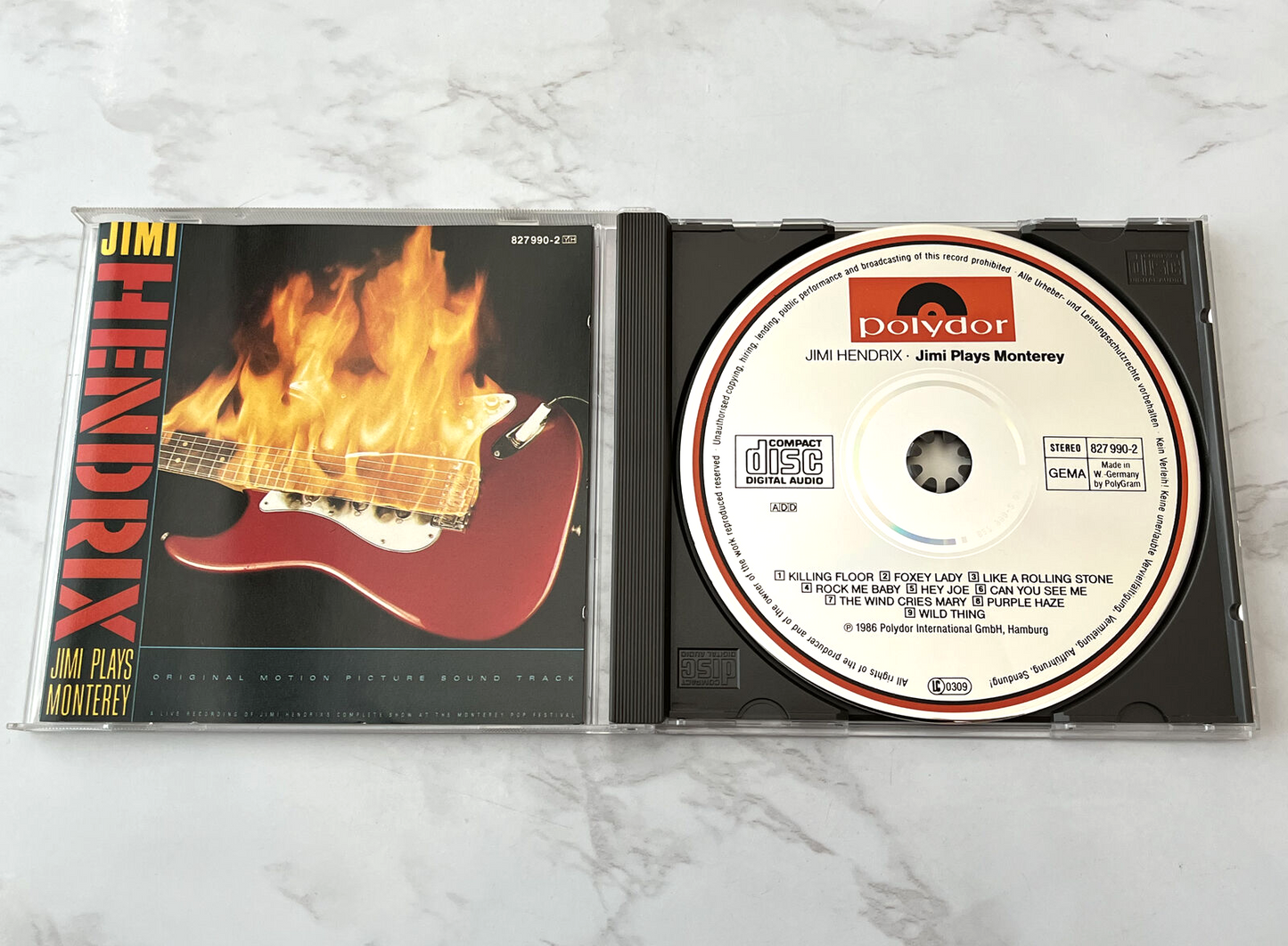 Jimi Hendrix – Jimi Plays Monterey (1986) [GERMAN PRESS]