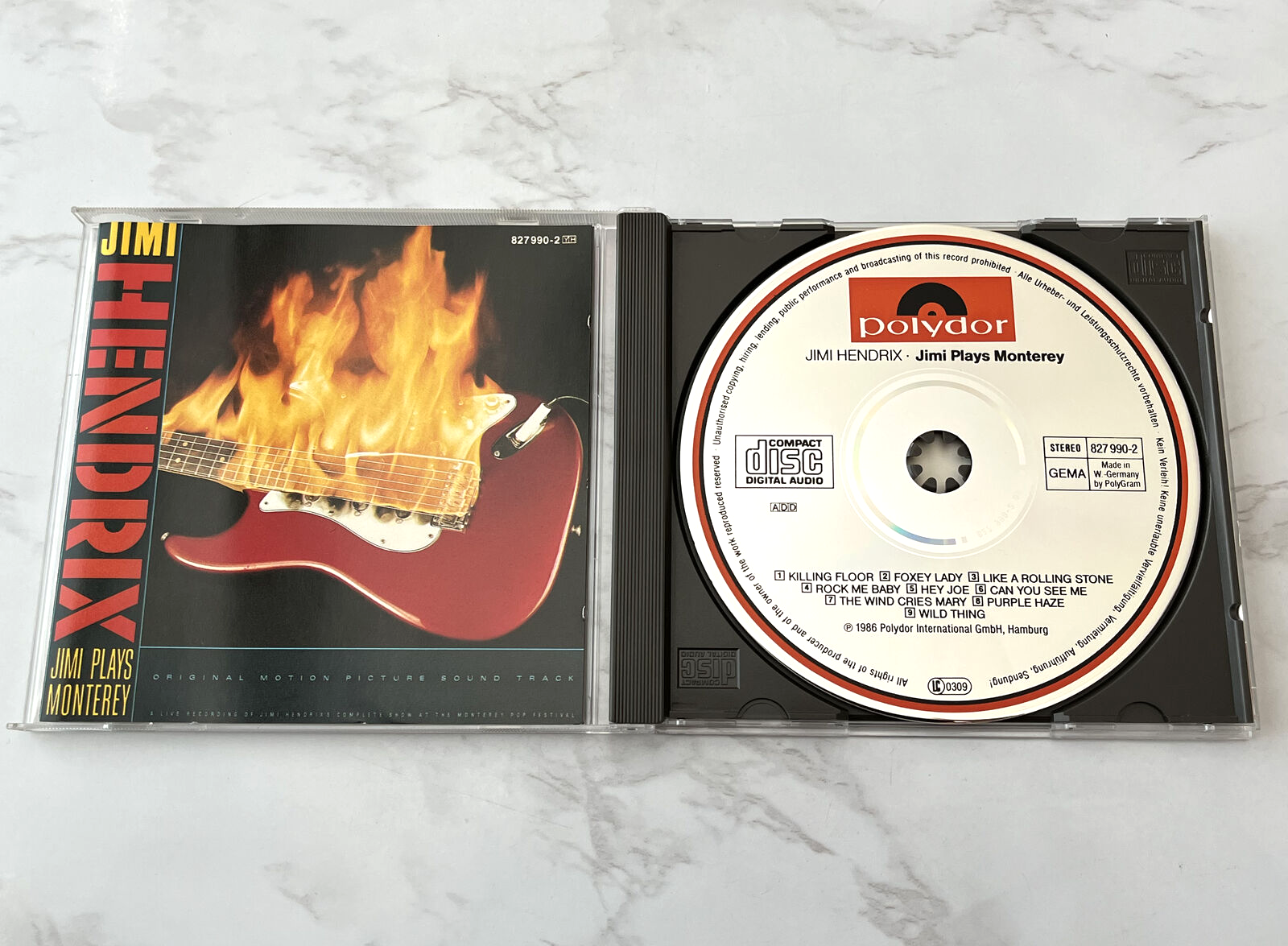 Jimi Hendrix – Jimi Plays Monterey (1986) [GERMAN PRESS]