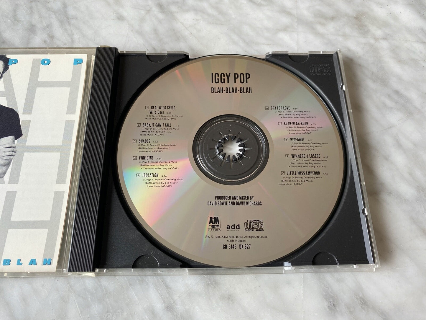 Iggy Pop – Blah Blah Blah [JAPAN PRESS]
