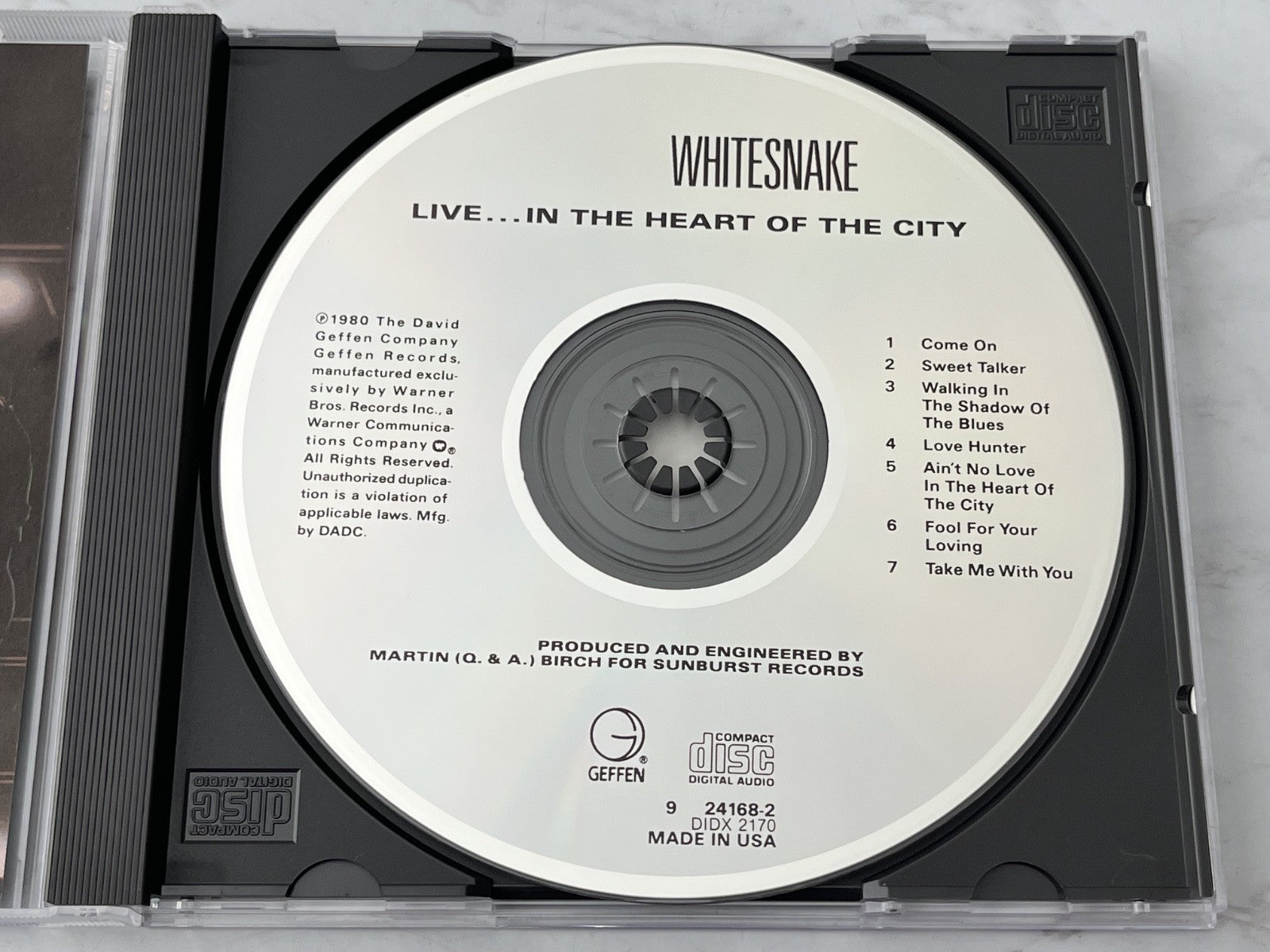 Whitesnake – Live In The Heart Of The City (1987)