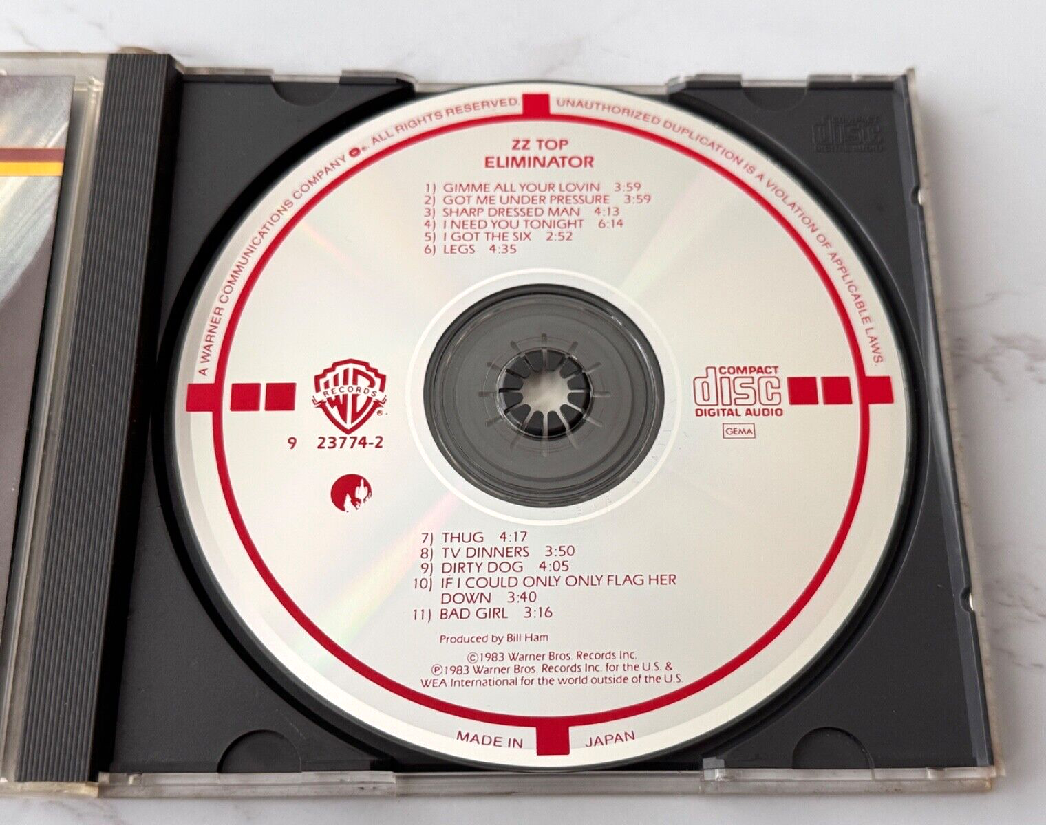 ZZ Top – Eliminator (1985) [JAPAN PRESS]