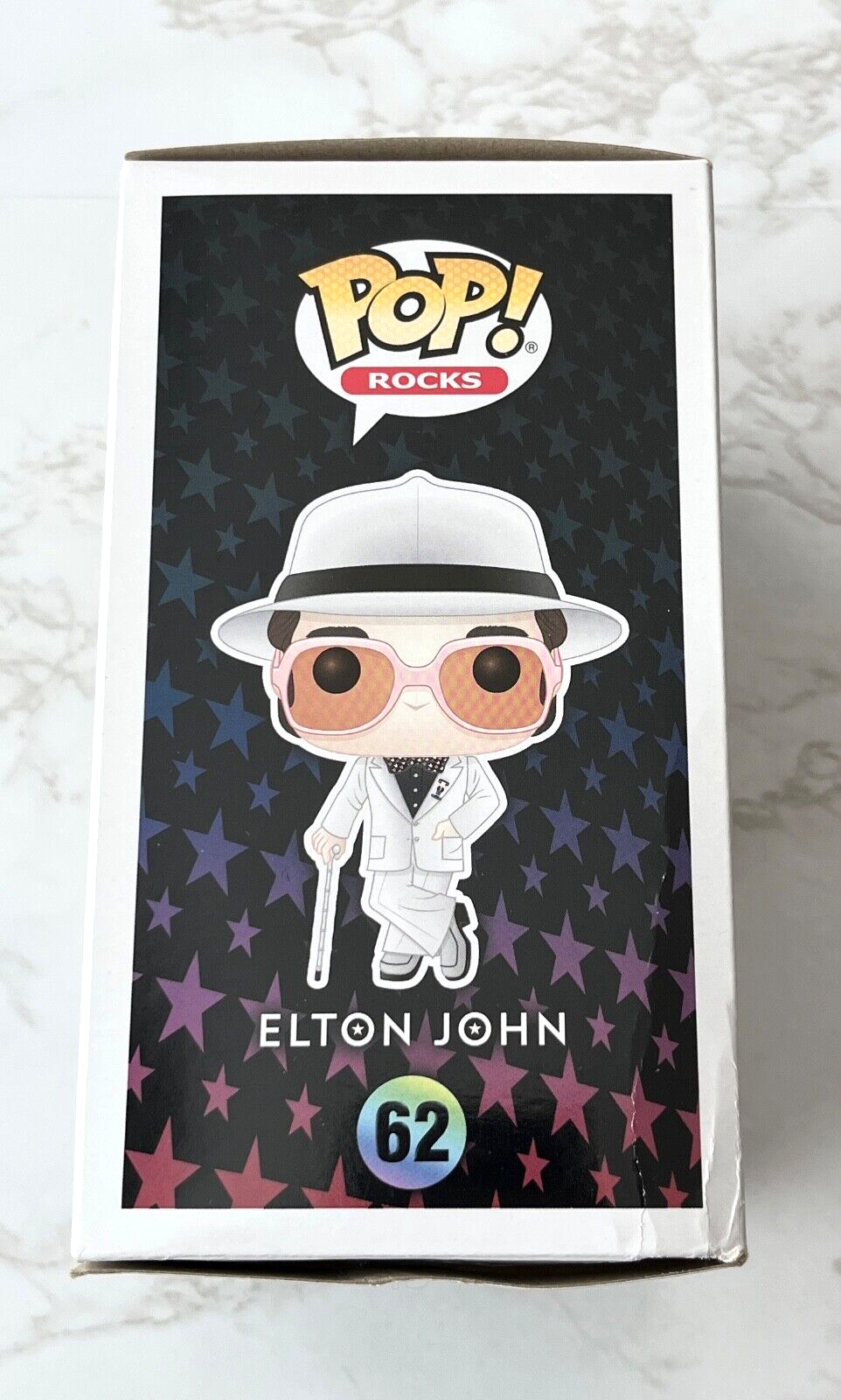 ELTON JOHN GREATEST HITS #62 FUNKO POP! VAULTED! White Suit & Pink Glasses!