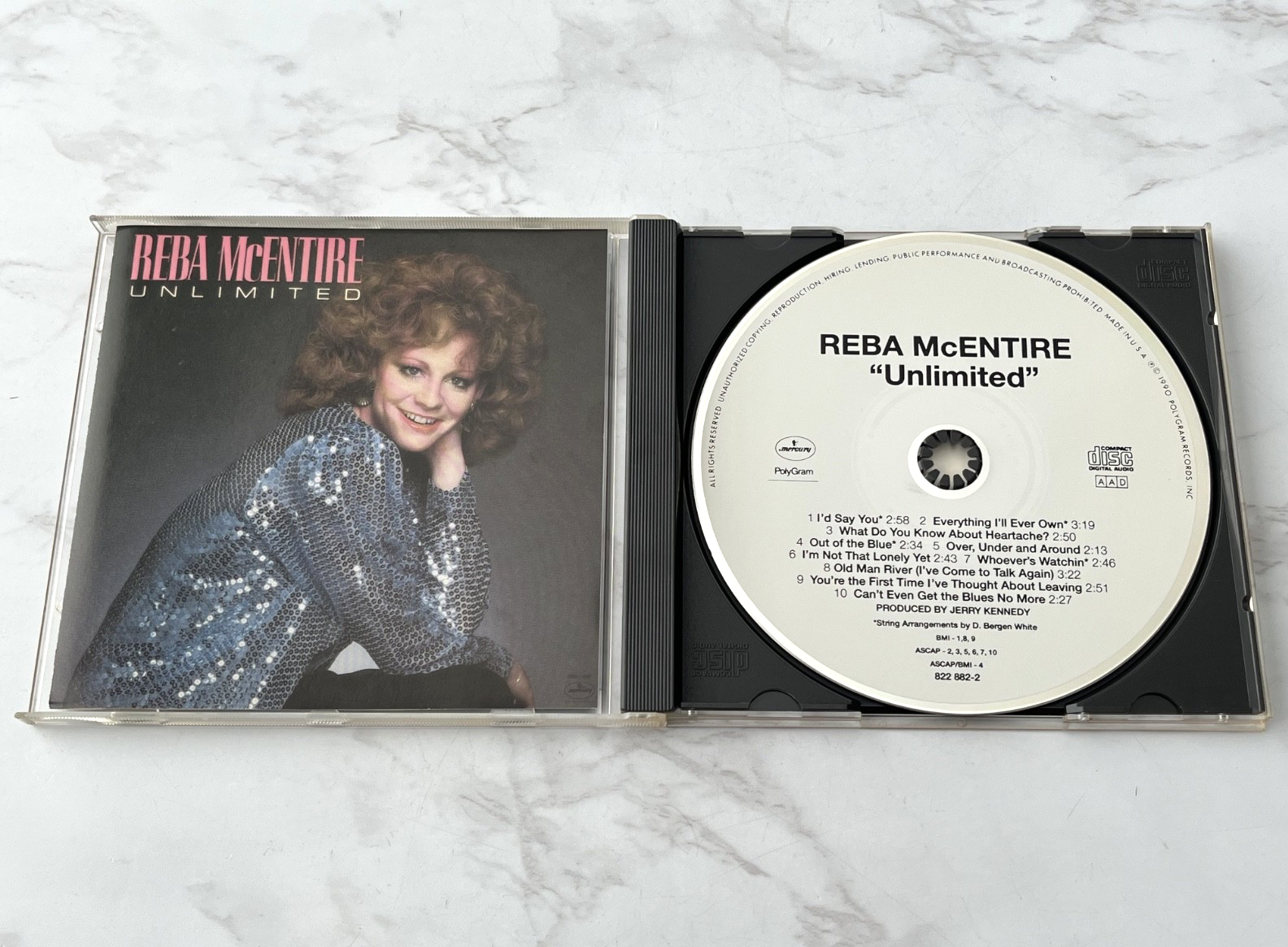 Reba McEntire – Unlimited ORIGINAL USA PRESS! 1990 Mercury 822 882-2 (1990)