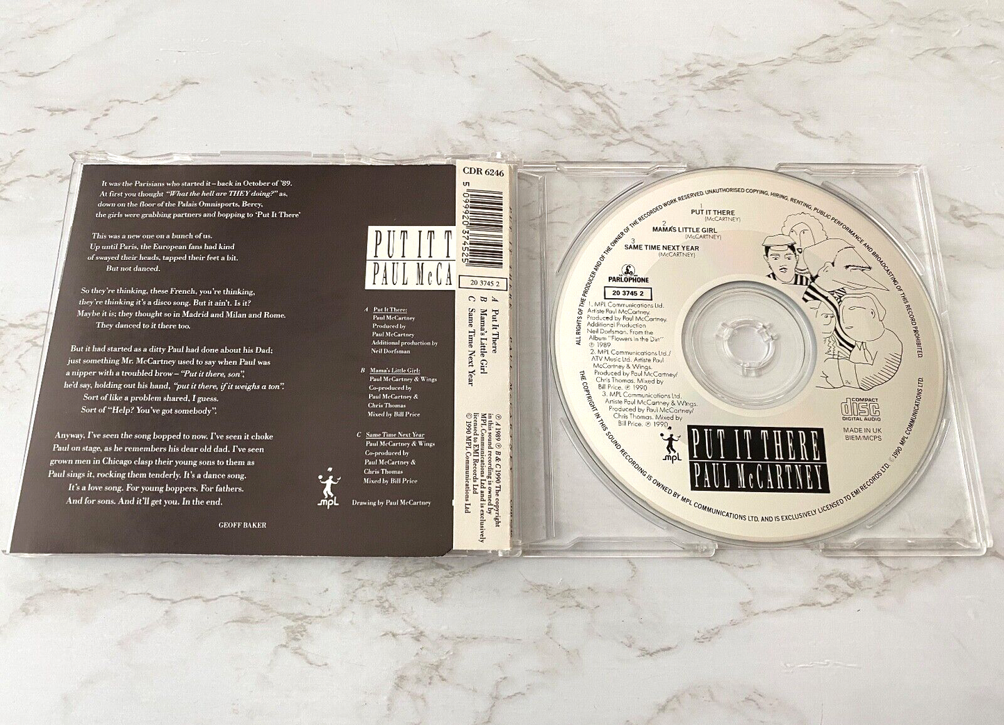 Paul McCartney – Put It There (Maxi Single) (1990)