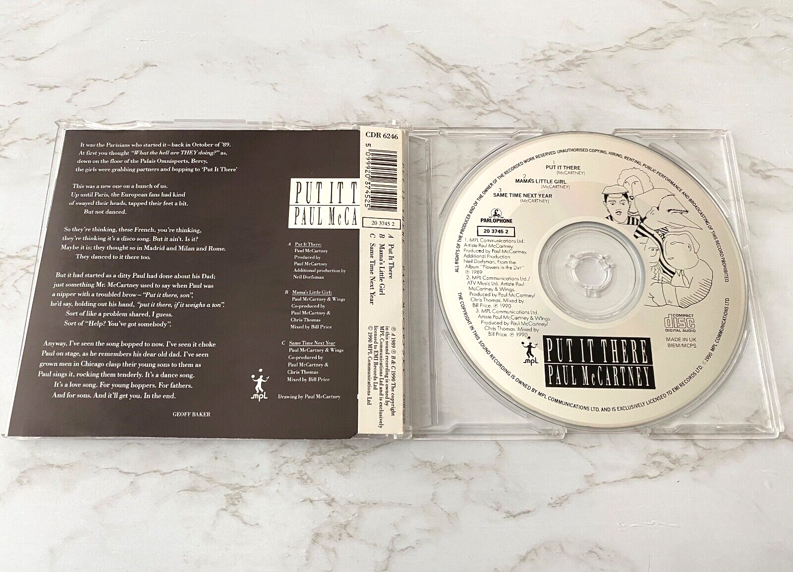 Paul McCartney – Put It There (Maxi Single) (1990)