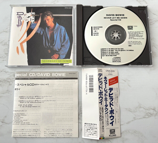 David Bowie – Never Let Me Down (Maxi Single) (1987) [JAPAN PRESS]