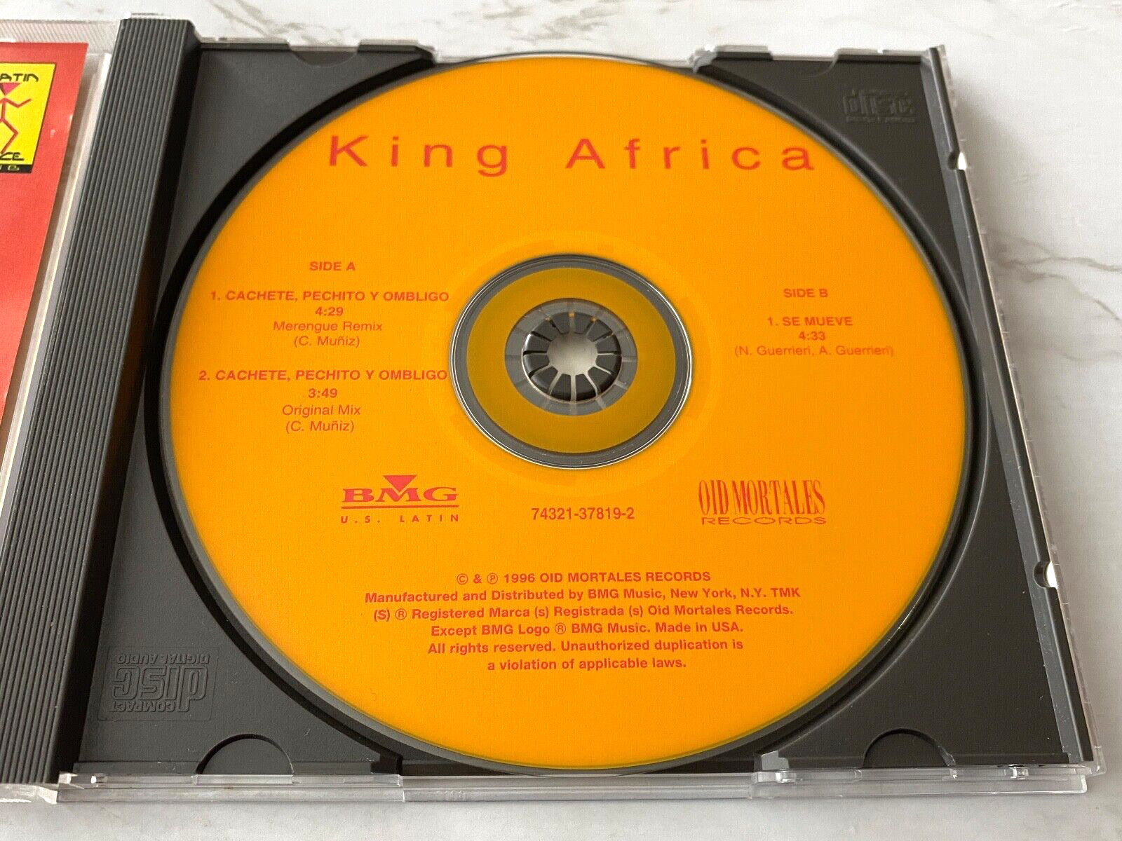King Africa – Cachete Pechito Y Ombligo (1996)