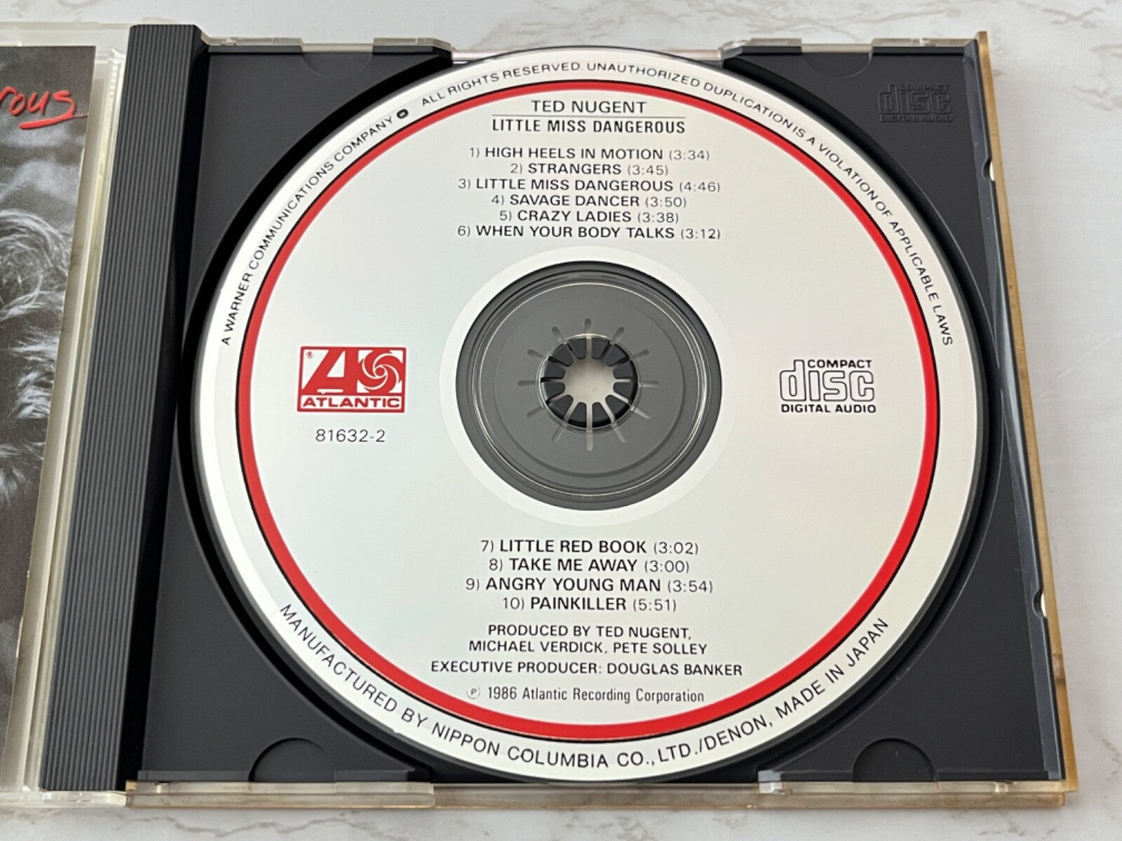 Ted Nugent – Little Miss Dangerous (1986) [JAPAN PRESS]