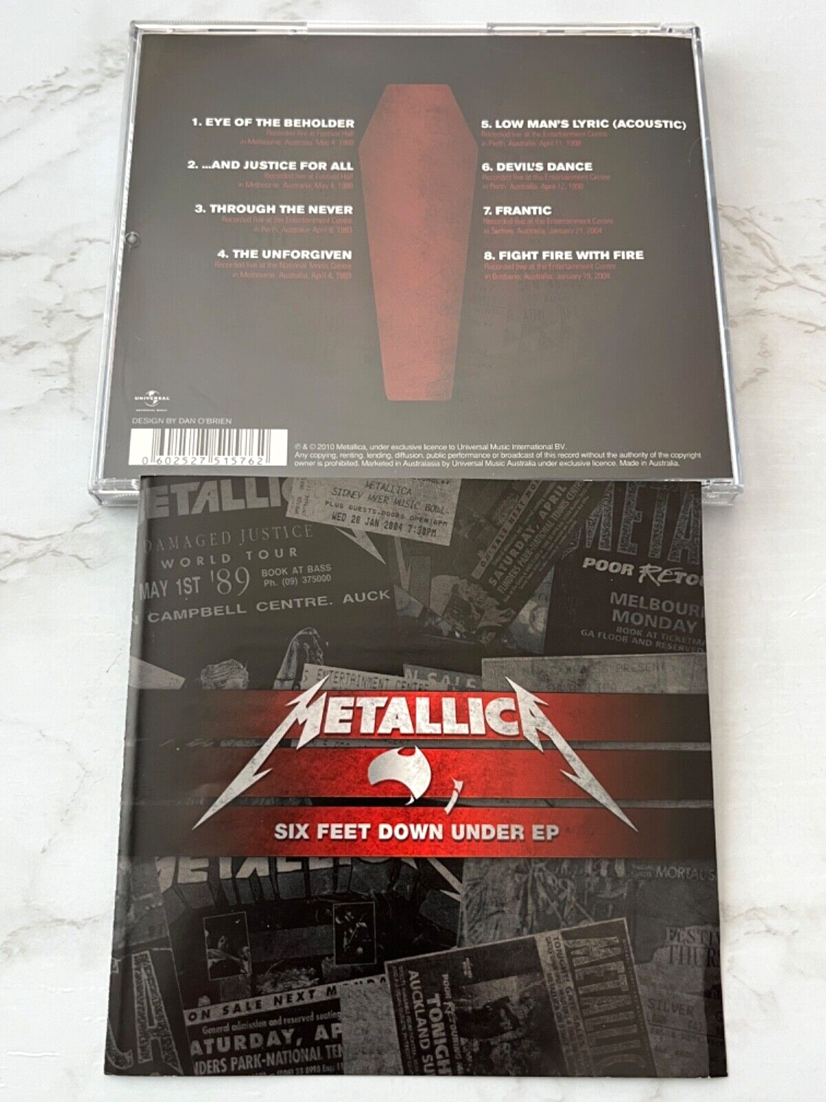 Metallica – Six Feet Down Under EP (EP) [AUSTRALIA PRESS]