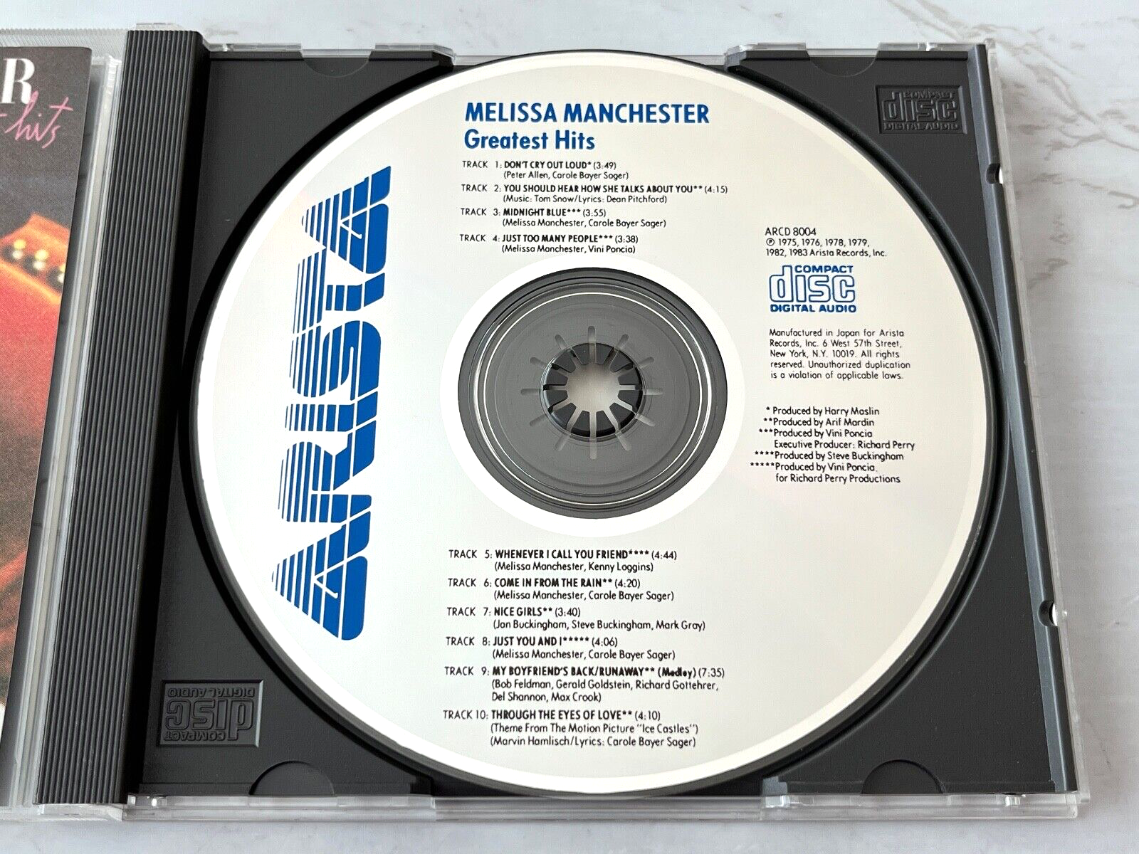Melissa Manchester – Greatest Hits [JAPAN PRESS]