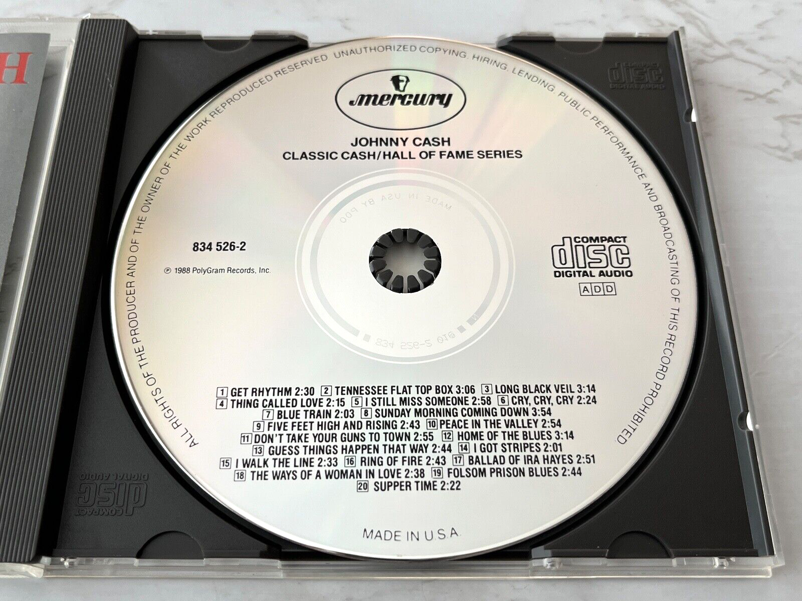 Johnny Cash – Classic Cash Hall Of Fame Series (1988)