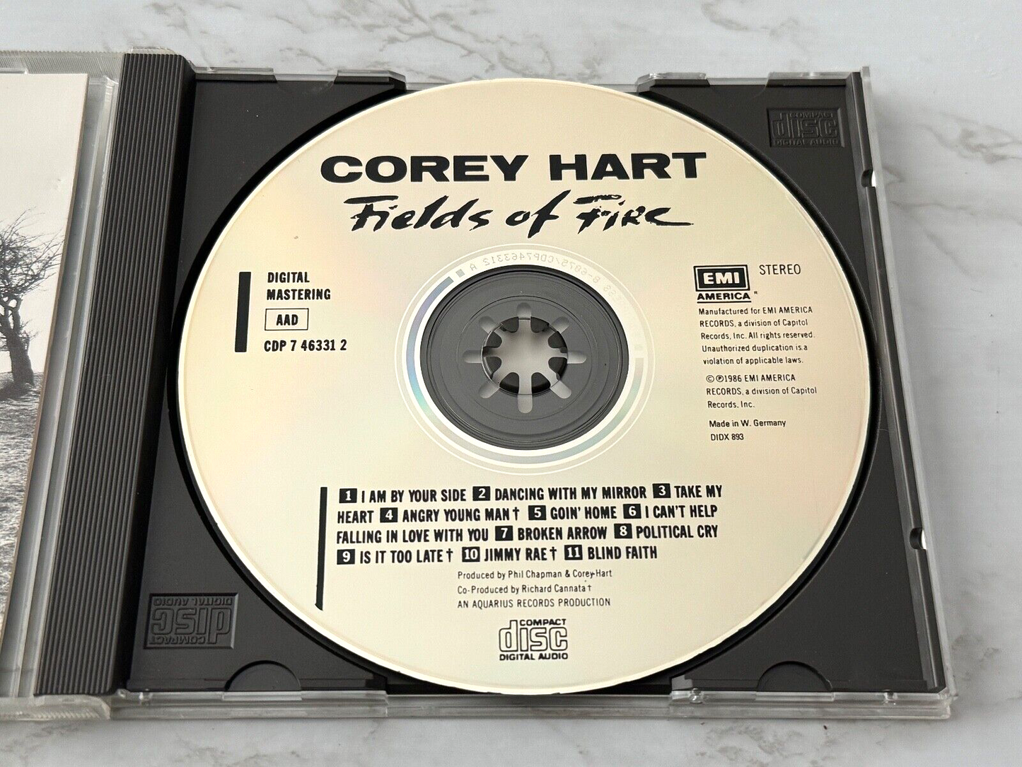Corey Hart – Fields Of Fire (1986) [GERMAN PRESS]