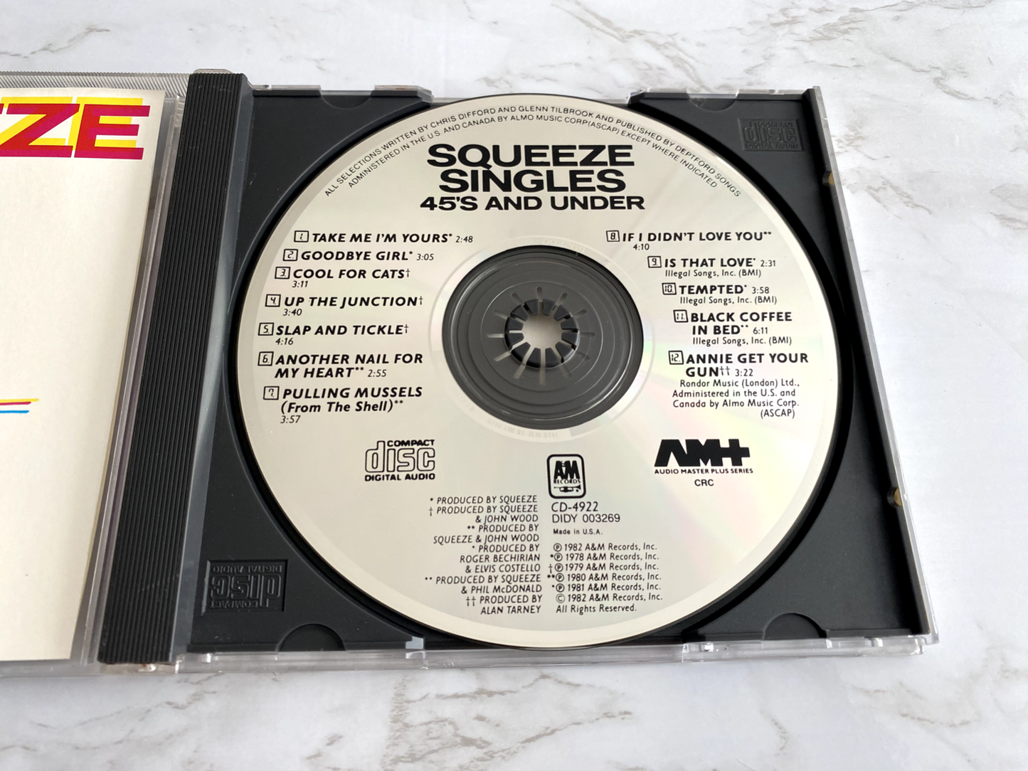 Squeeze – Singles 45's And Under