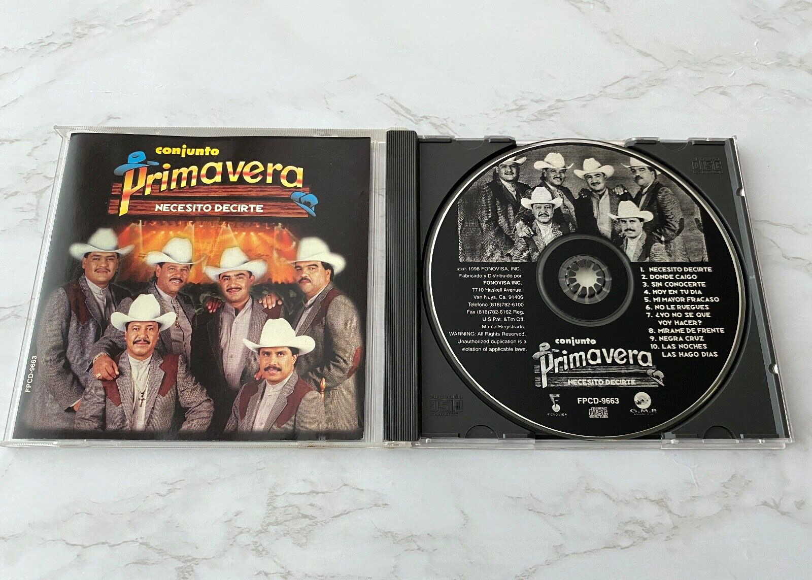 Conjunto Primavera – Necesito Decirte (1998)