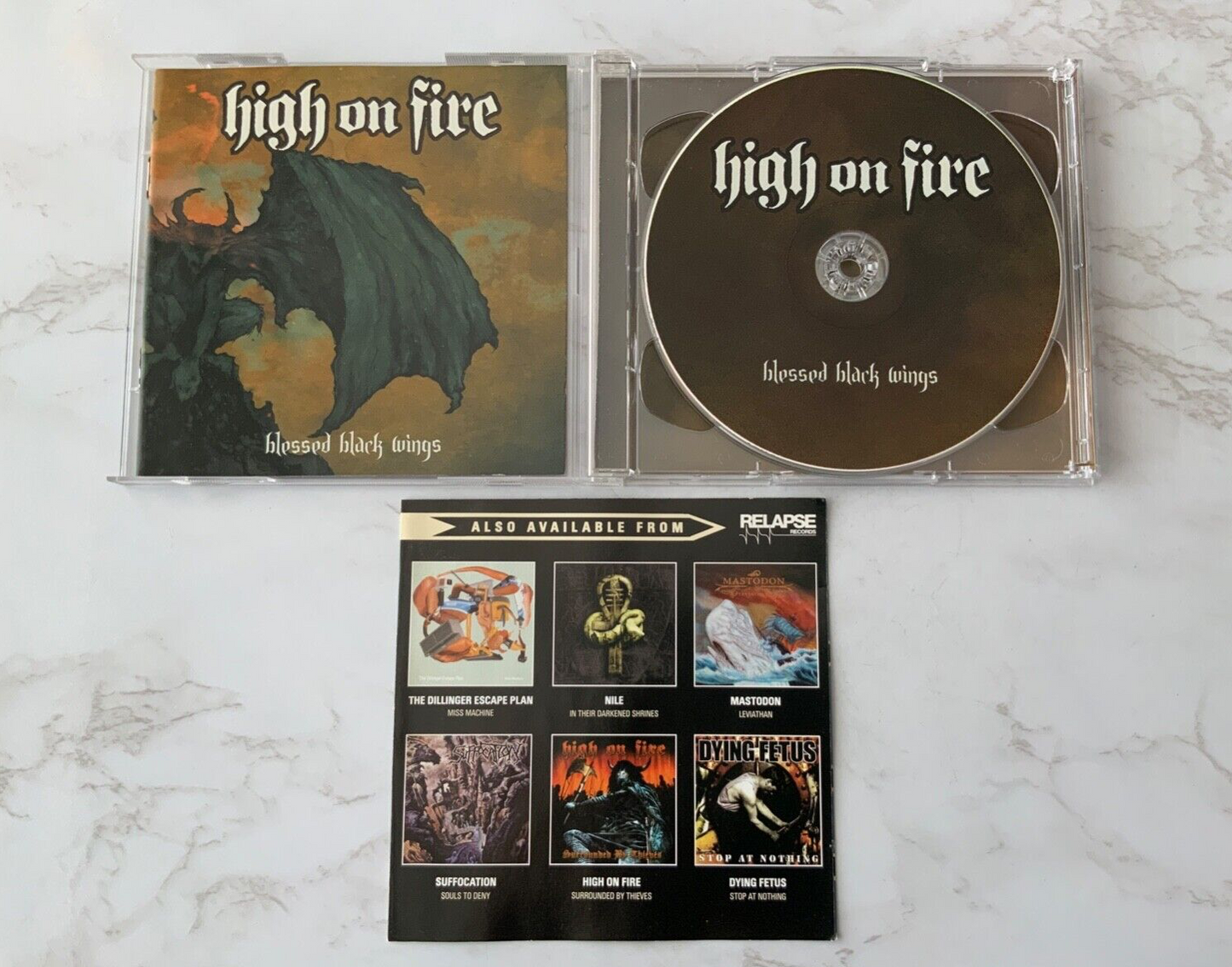 High On Fire – Blessed Black Wings (CD/DVD) (2005)