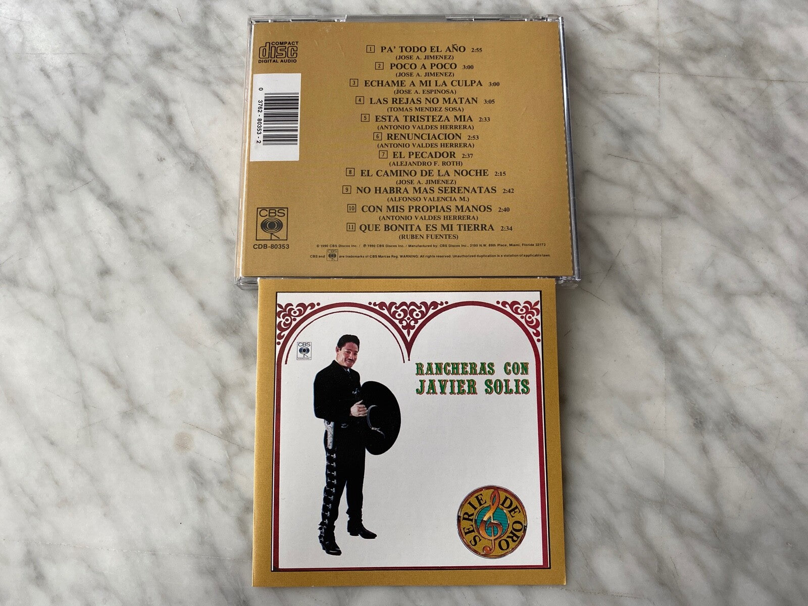 Javier Solis – Rancheras Con Javier Solis (1990)