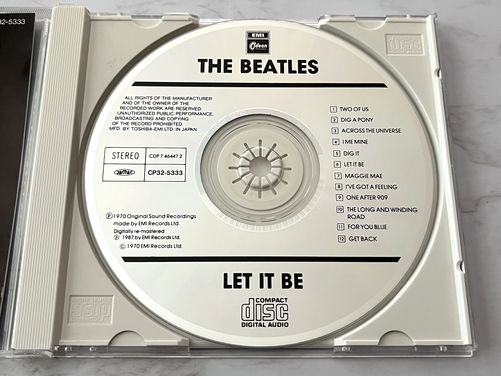 The Beatles – Let It Be (1993) [JAPAN PRESS]