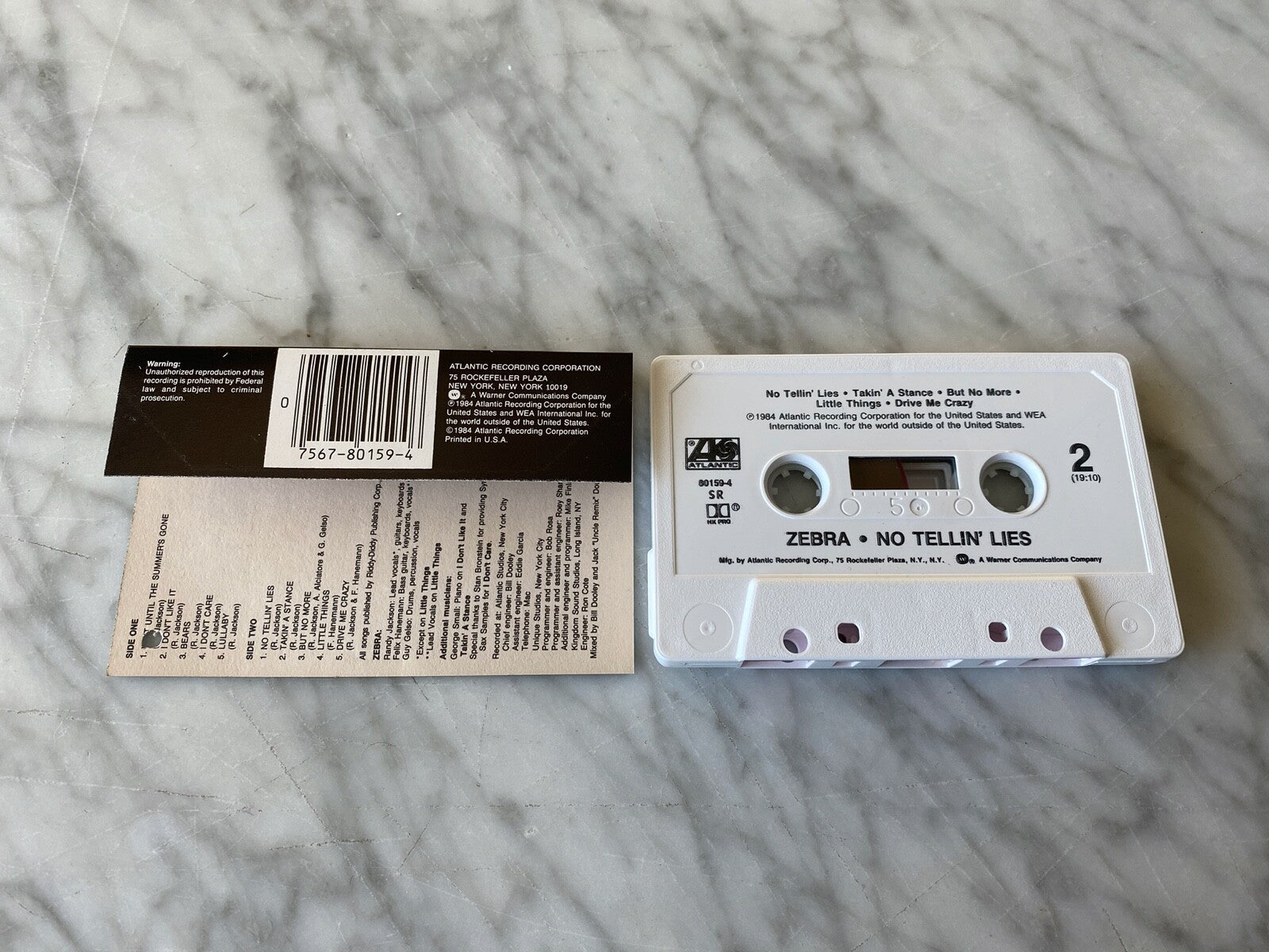 Zebra – No Tellin' Lies (1984)