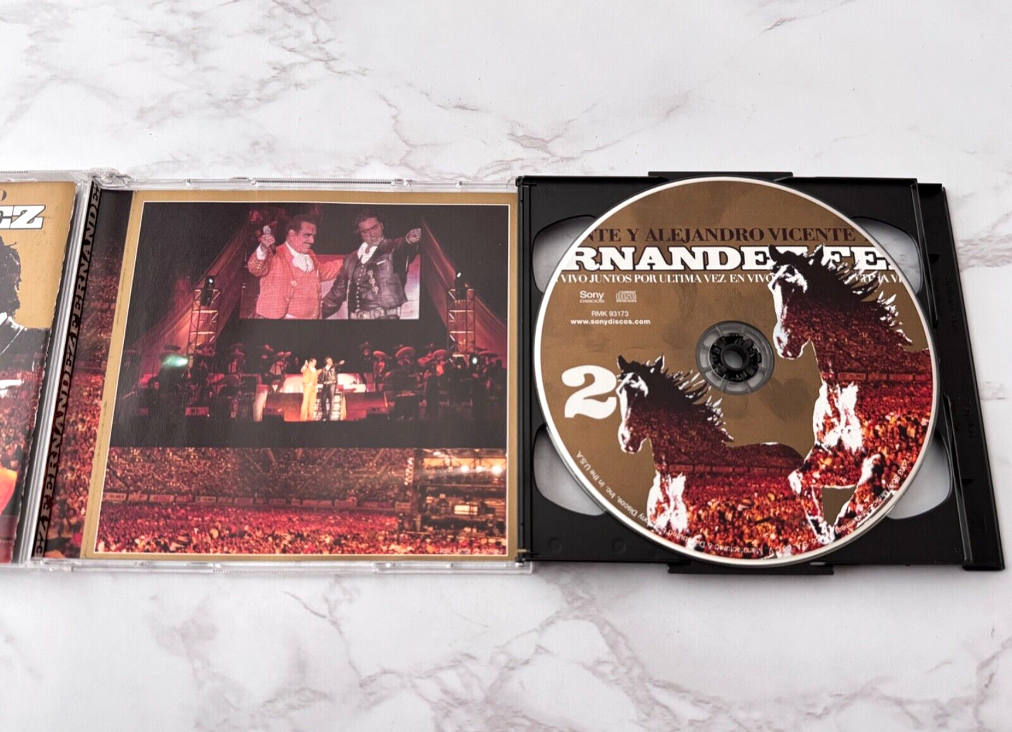 Alejandro Fernandez, Vicente Fernandez – Vicente Y Alejandro Fernandez En Vivo Juntos Por Ultima Vez 2 (2003)