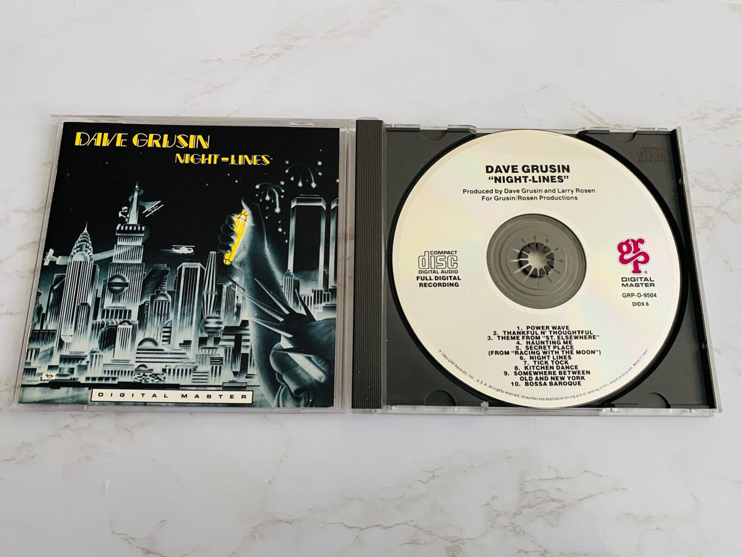 Dave Grusin – Night Lines (1984) [JAPAN PRESS]