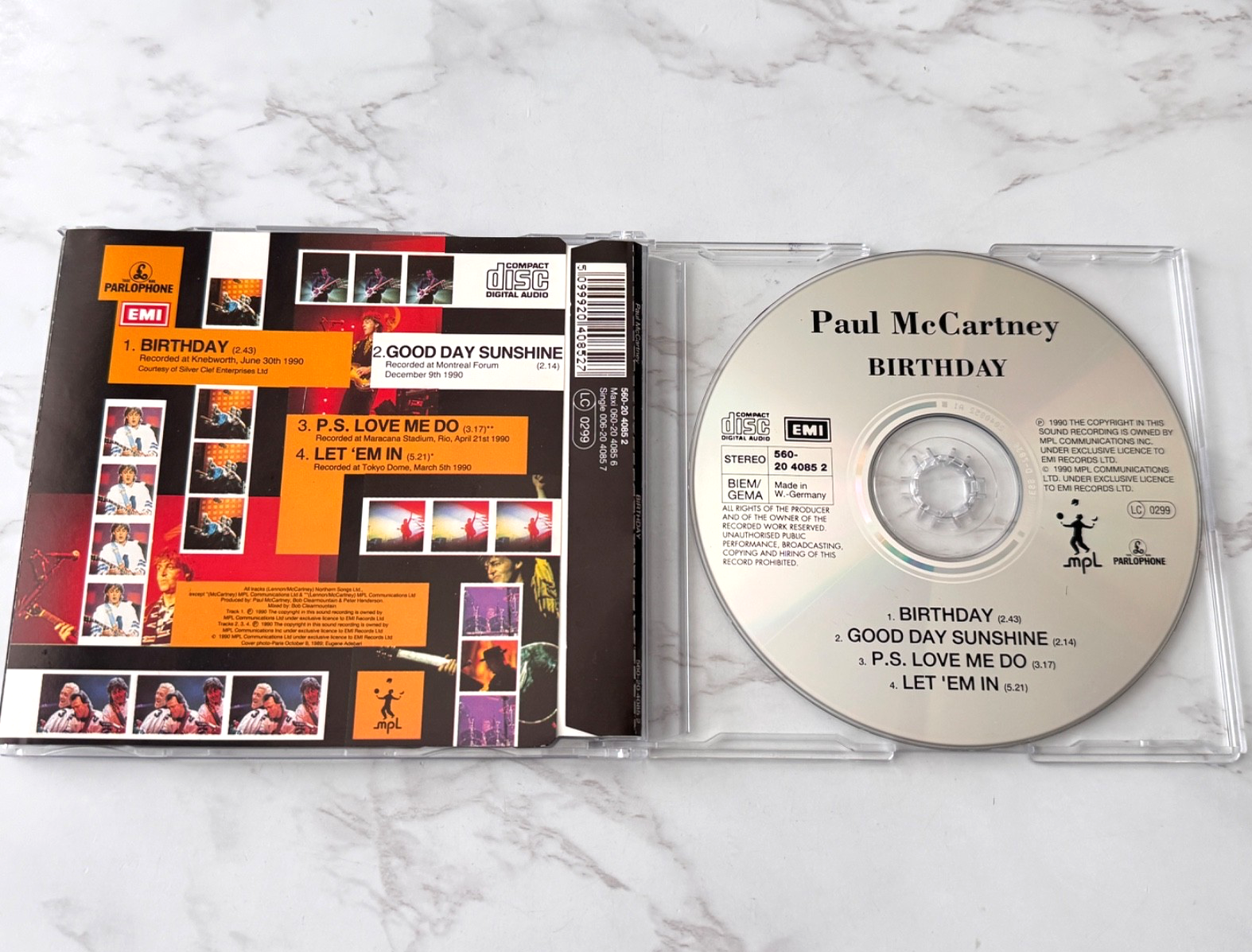 Paul McCartney – Birthday (Maxi Single) (1990) [GERMAN PRESS]