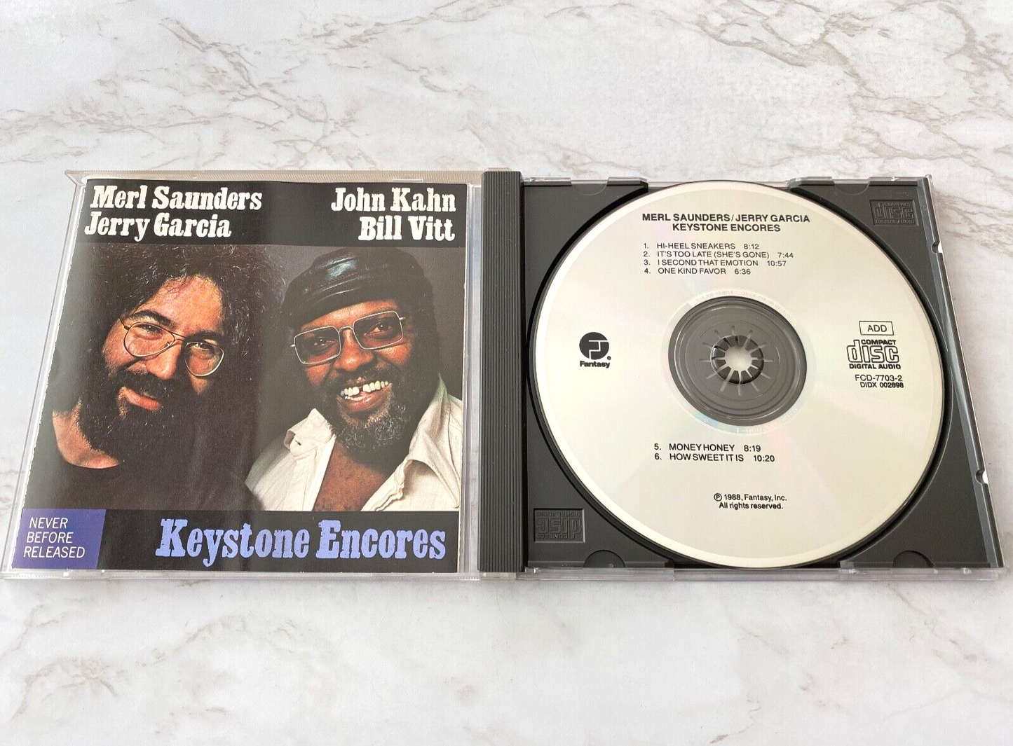 Jerry Garcia, Merl Saunders – Jerry Garcia Keystone Encores (1988)