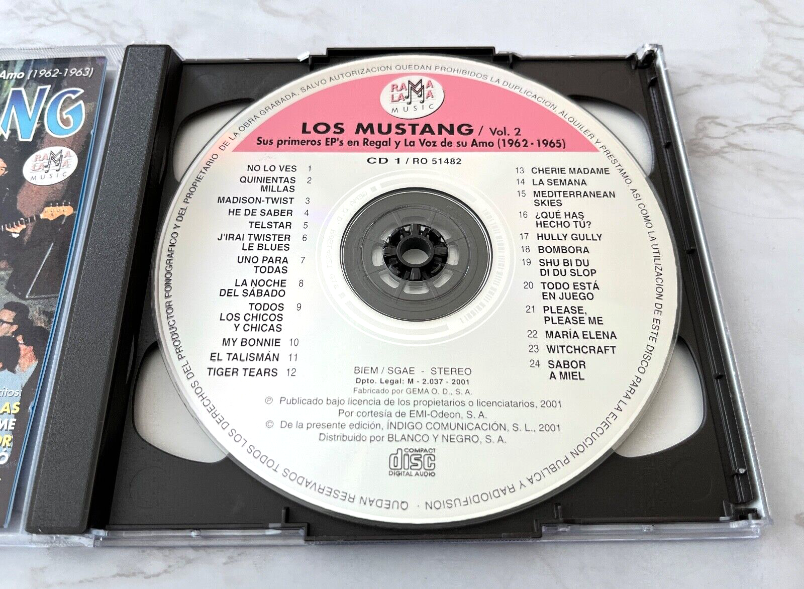Los Mustang – Sus Primeros EPs En Regal Y La Voz De Su Amo 1962-1965 2 (2001)