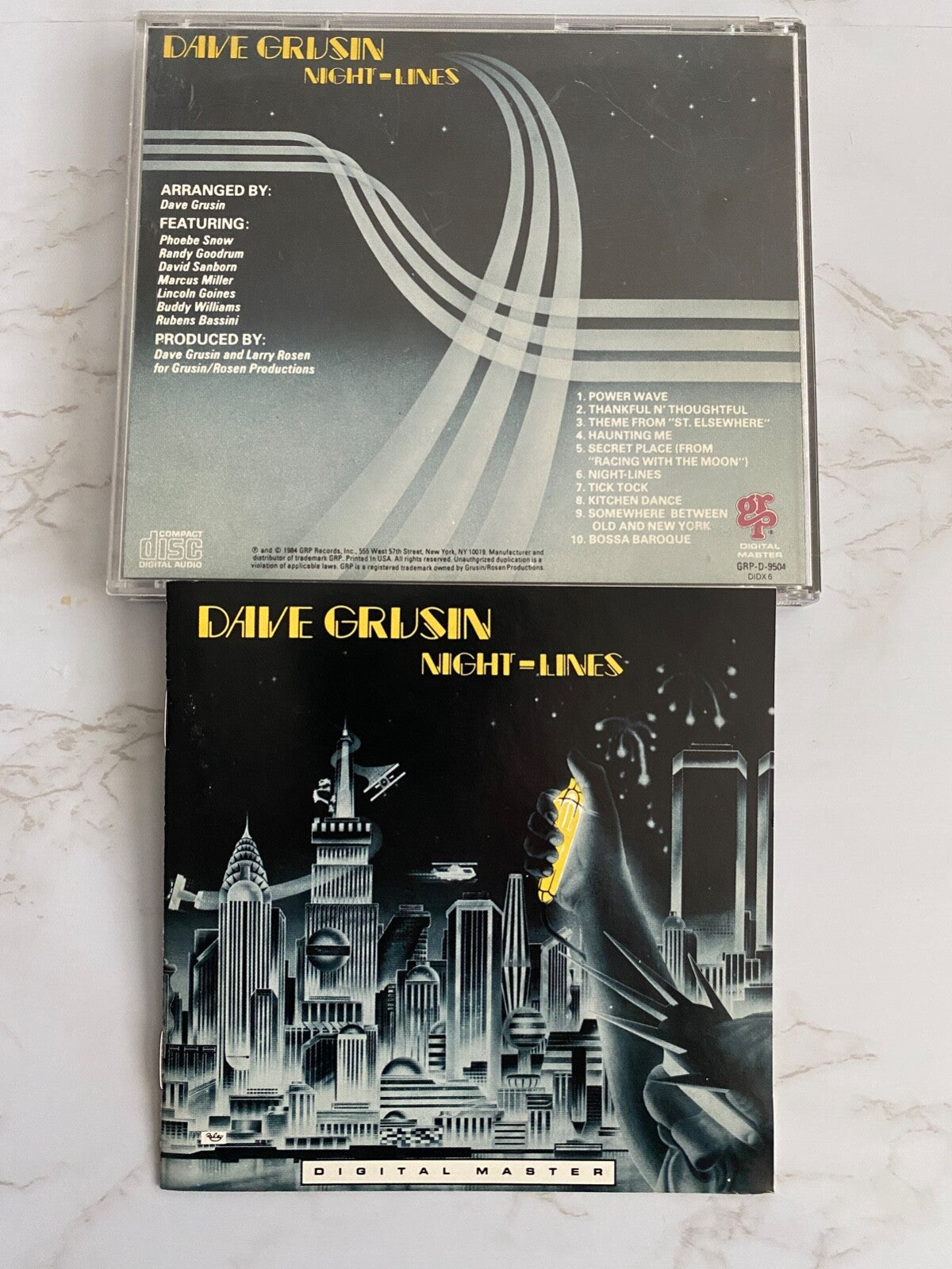 Dave Grusin – Night Lines (1984) [JAPAN PRESS]