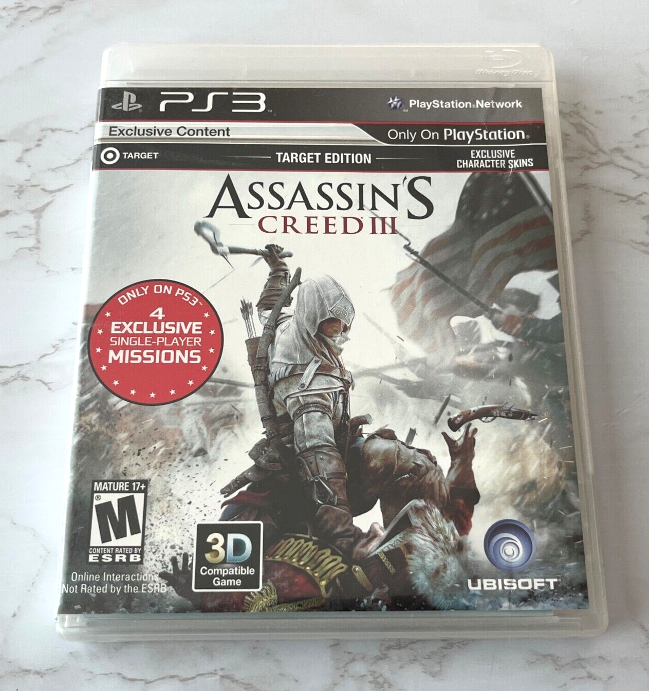 Assassin's Creed III TARGET EDITION! Sony PlayStation 3 Ubisoft 2012 PS3 (2012)