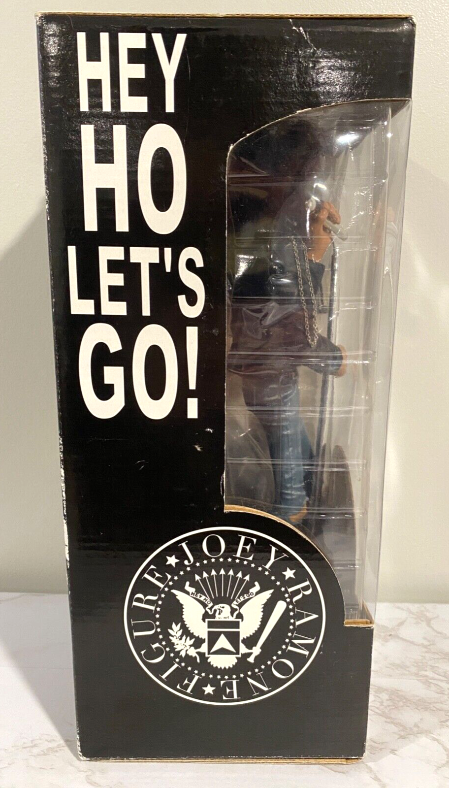 Joey Ramone Hey Ho Let's Go! Figure 2003 Stronghold w/Sunglasses & Mic Stand! (2003)