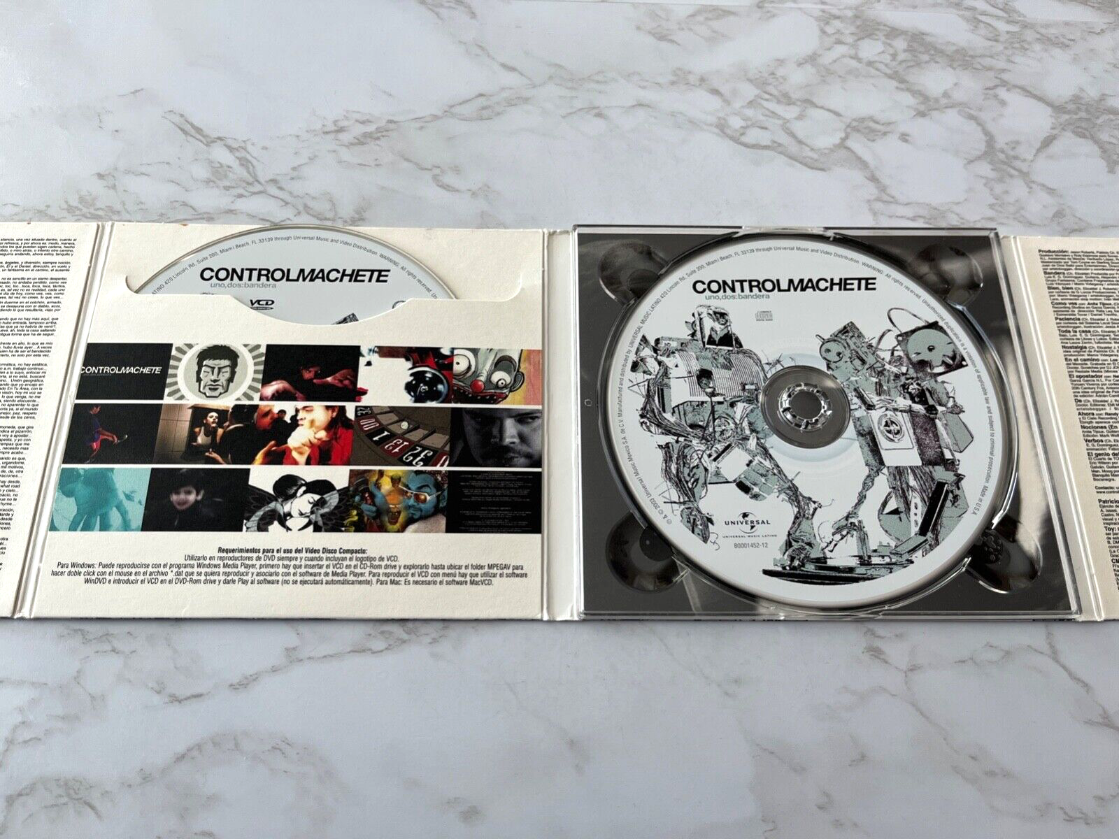 Control Machete – Uno Dos Bandera 2 (Digipak) (2003)