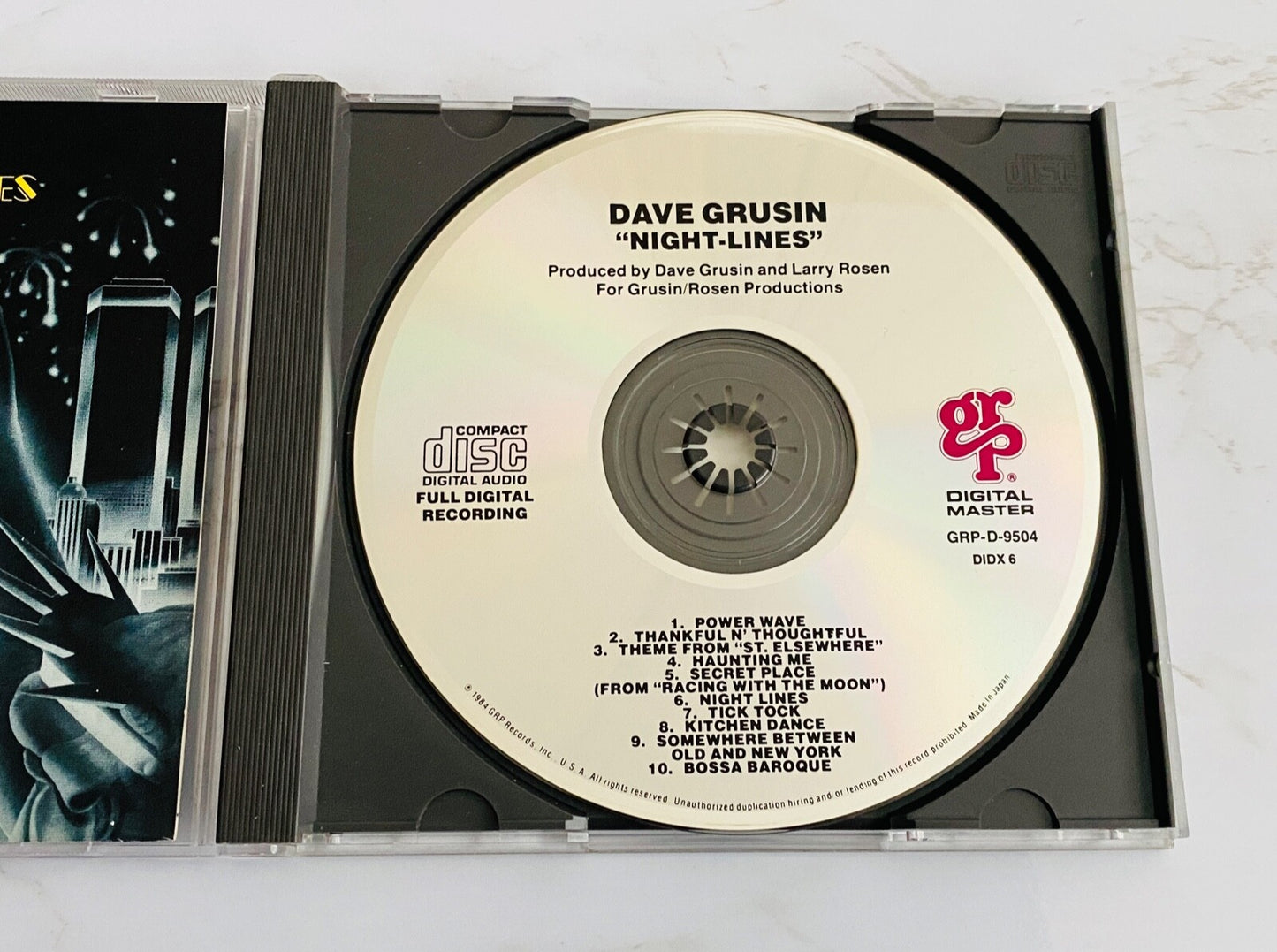 Dave Grusin – Night Lines (1984) [JAPAN PRESS]