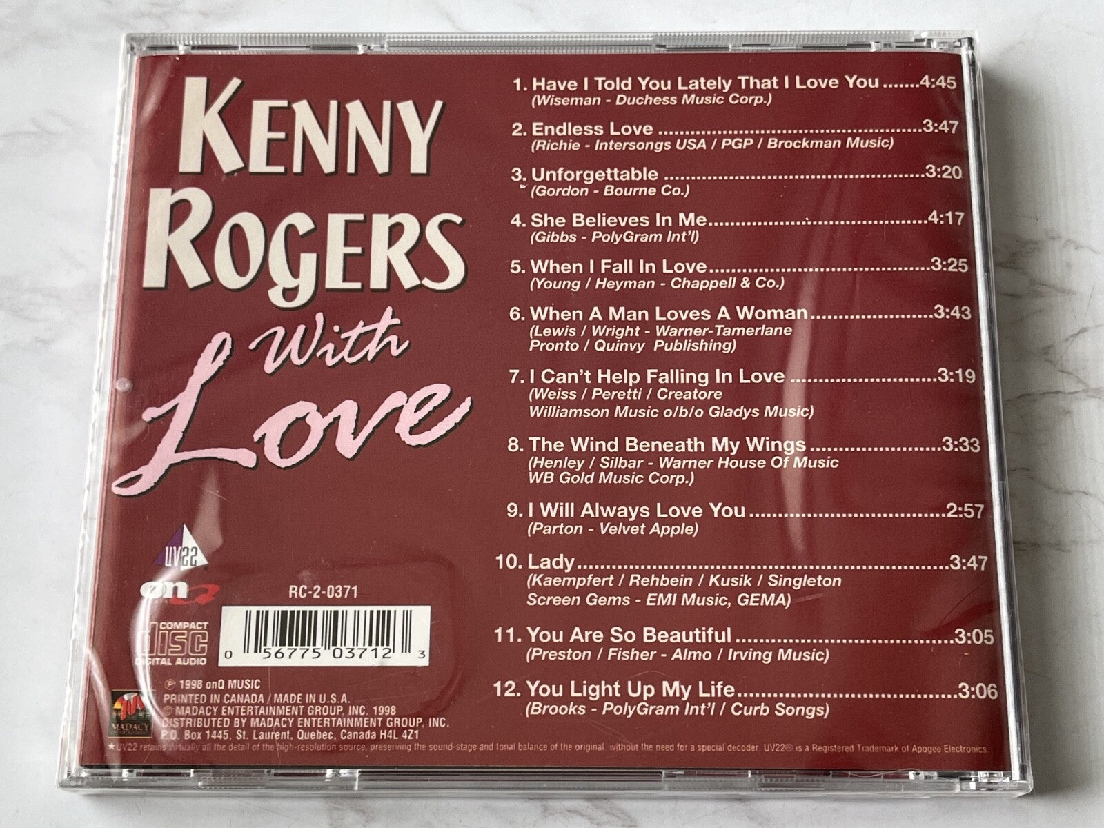 Kenny Rogers – With Love (1998)