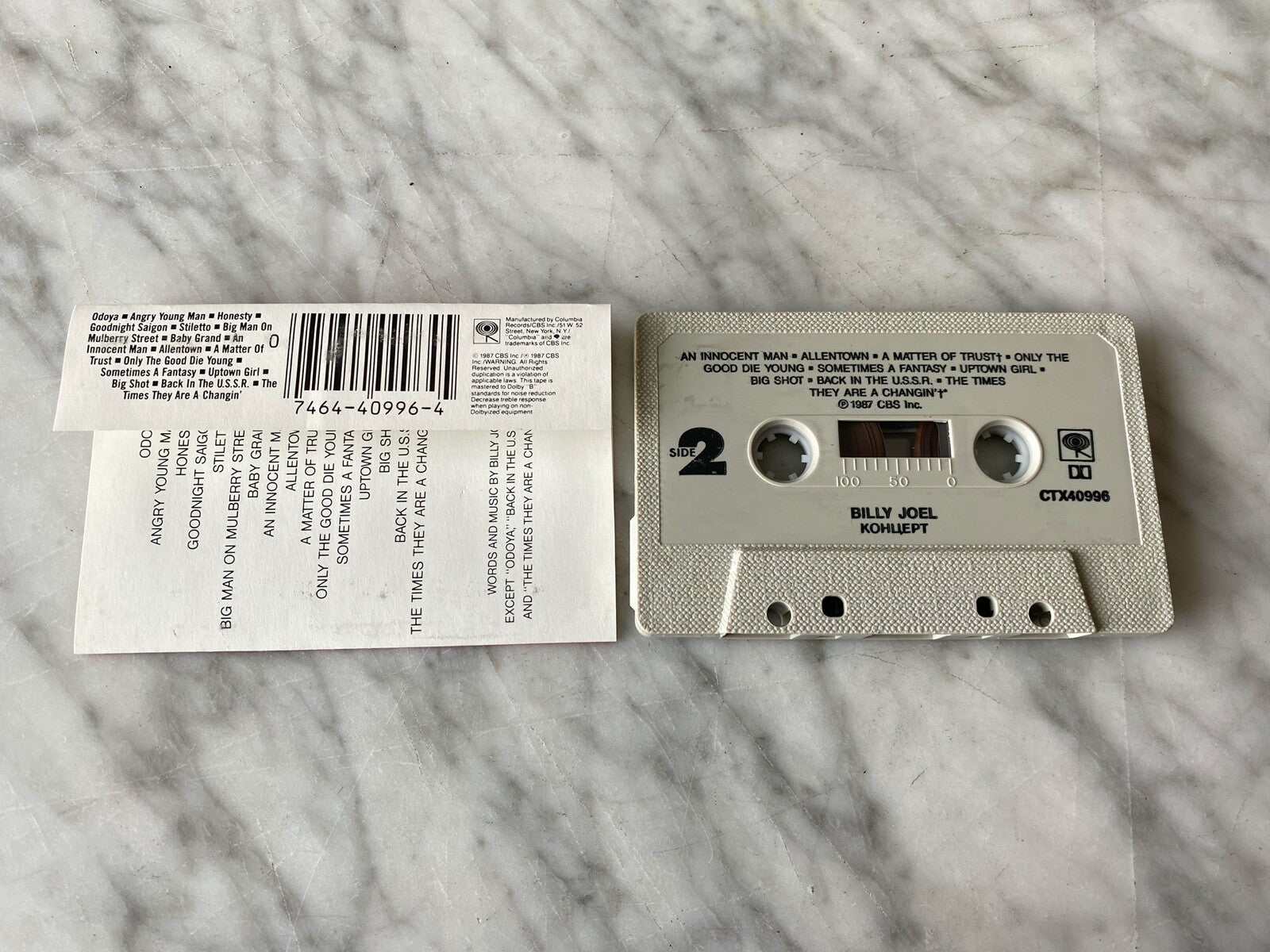 Billy Joel – Kohuept (1987)