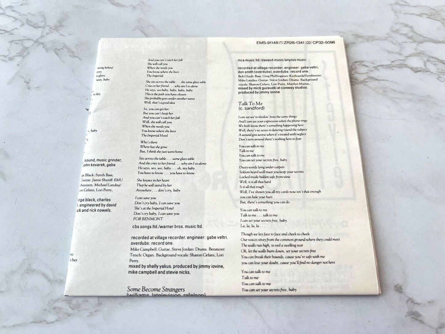 Stevie Nicks – Rock A Little [JAPAN PRESS]
