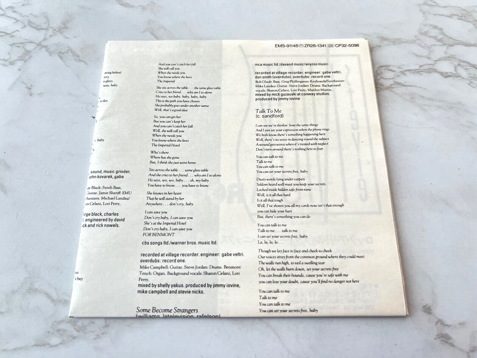 Stevie Nicks – Rock A Little [JAPAN PRESS]