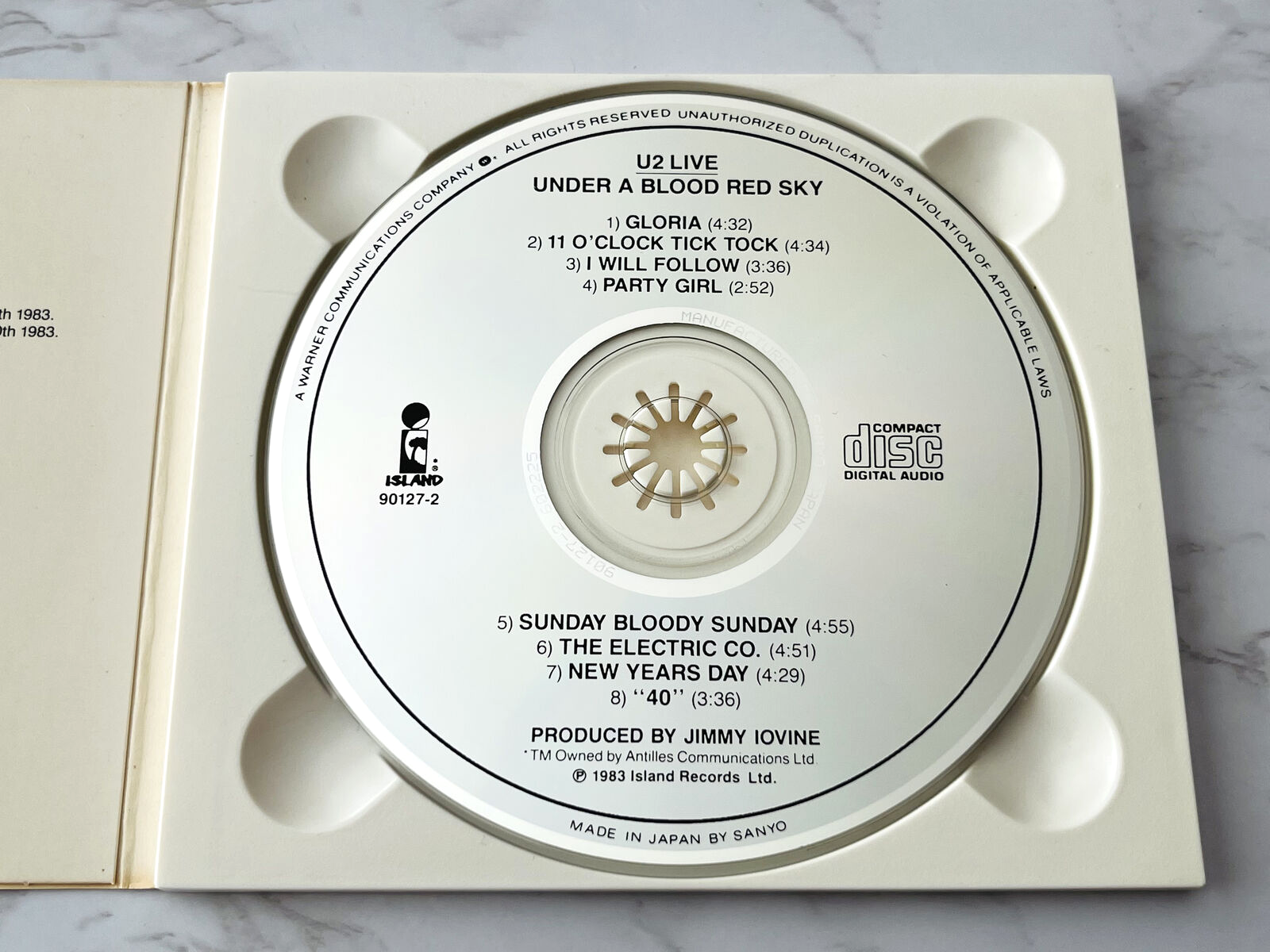 U2 – Live Under A Blood Red Sky (Digipak) [JAPAN PRESS]