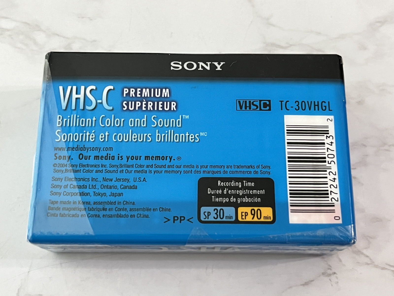 SONY VHS-C 30 Mins Premium Grade Camcorder