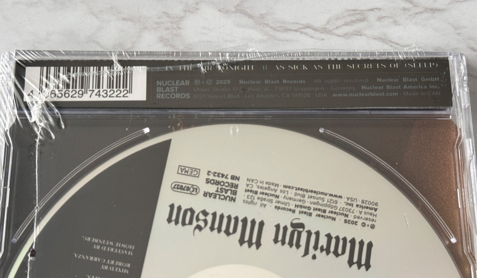 Marilyn Manson – In The Air Tonight (Maxi Single) (2025)