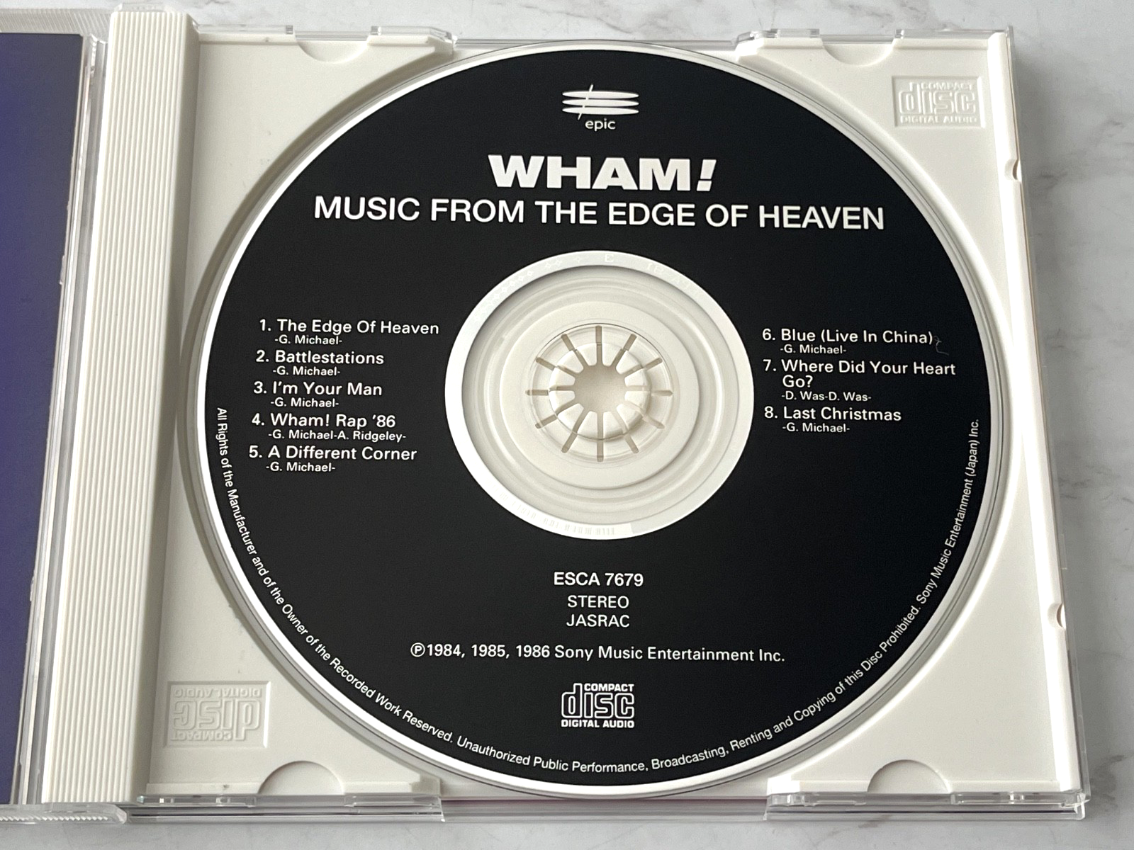 Wham! – Music From The Edge Of Heaven (1997) [JAPAN PRESS]