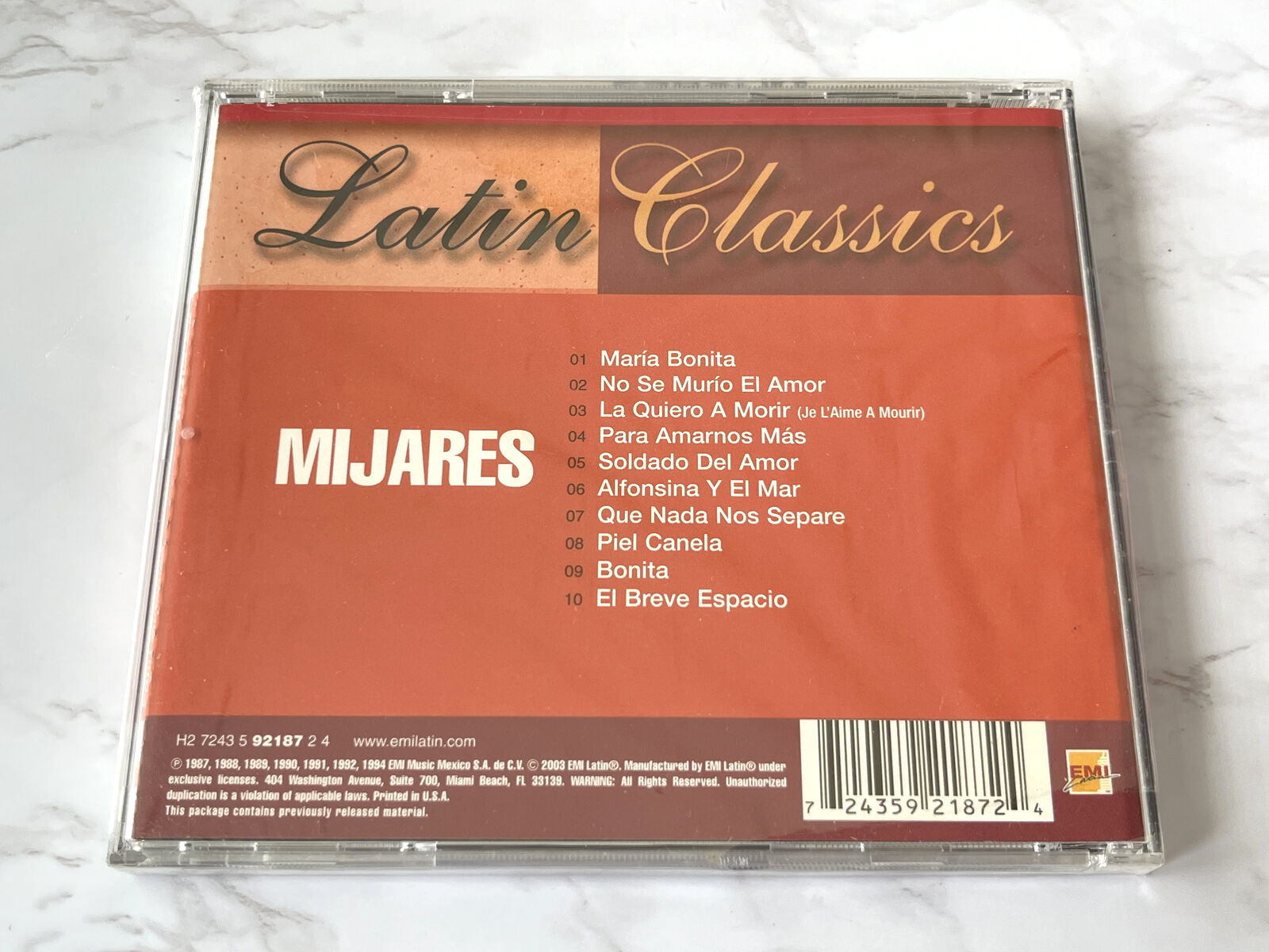 Mijares – Latin Classics (2003)
